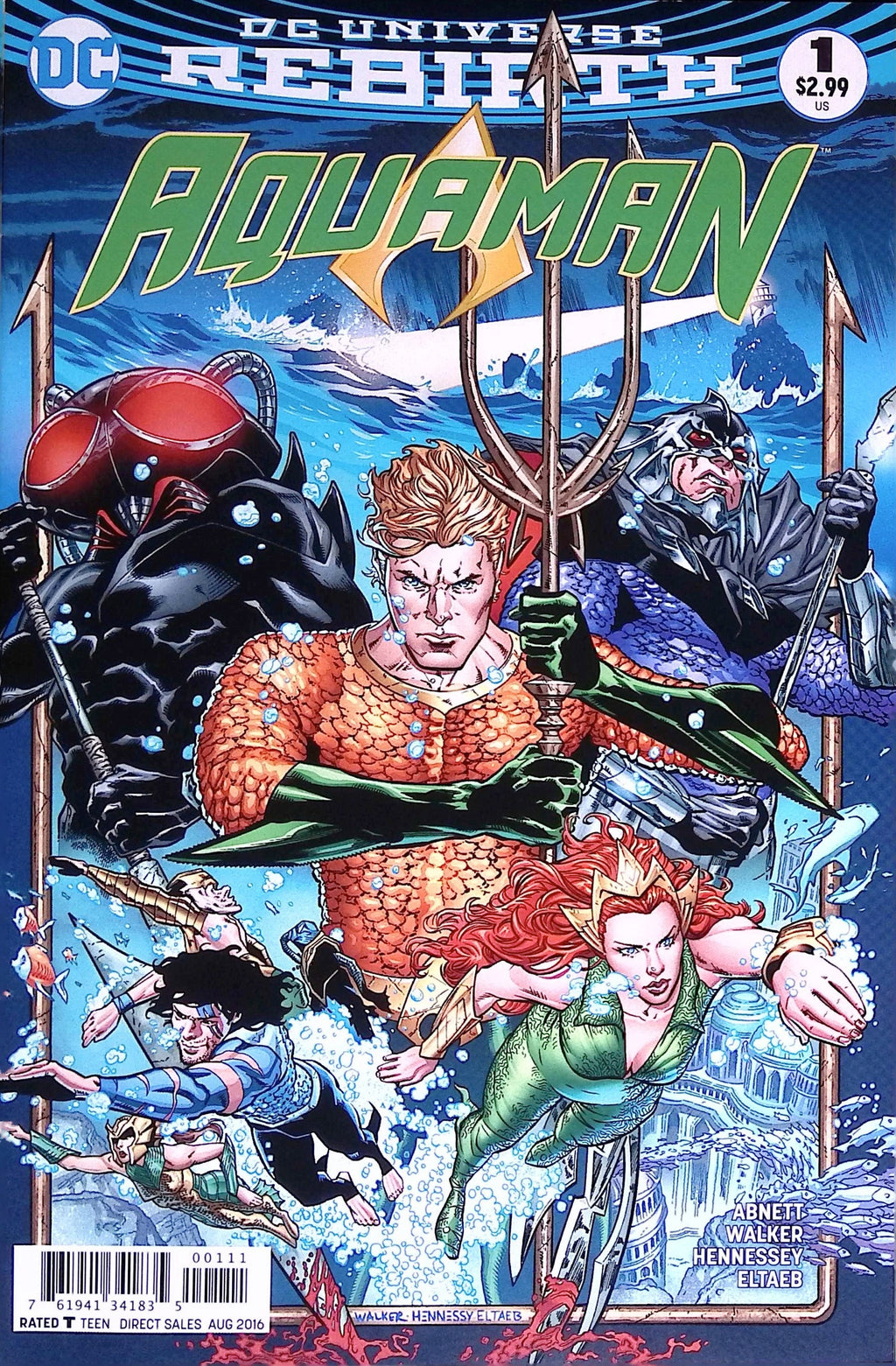 Aquaman: Rebirth # 1 2016 VF/NM