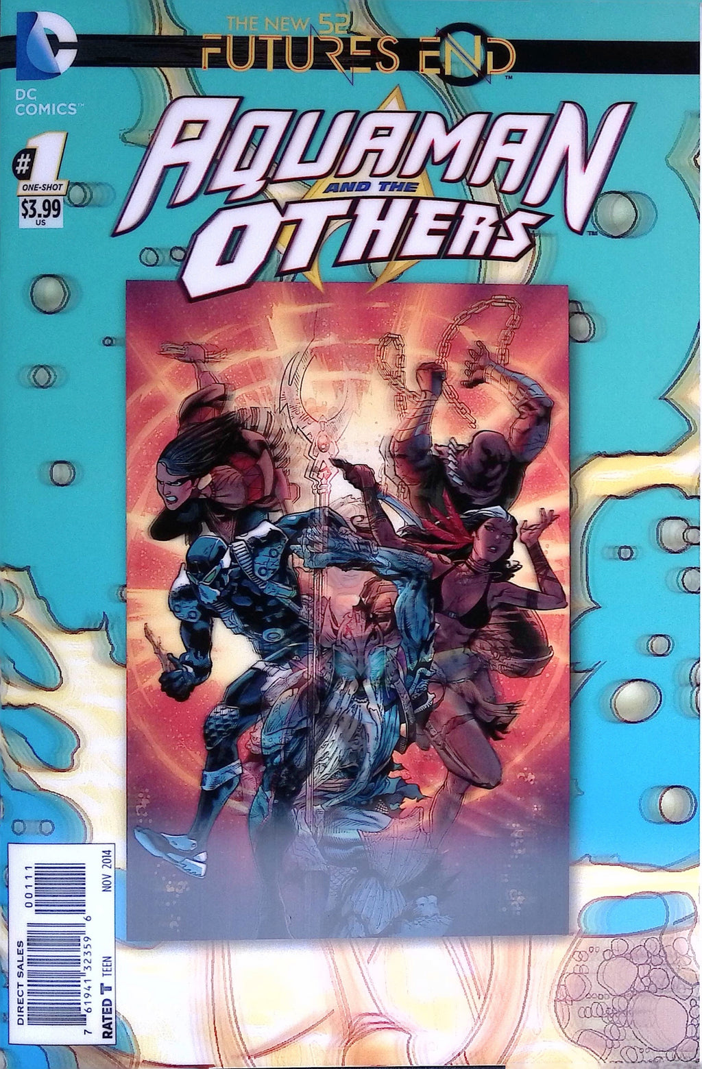 Aquaman and the Others: Futures End # 1 3-D Lenticular 2014 NM