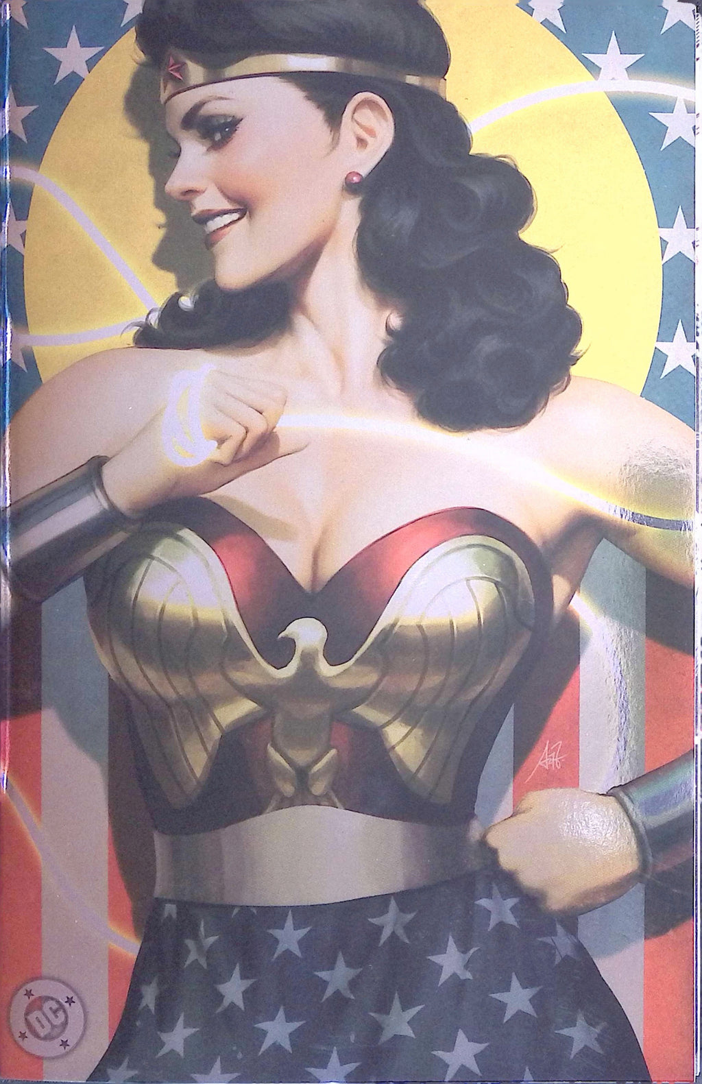 New History of the DC Universe # 1 Stanley "Artgerm" Lay Foil Cover 2025 NM