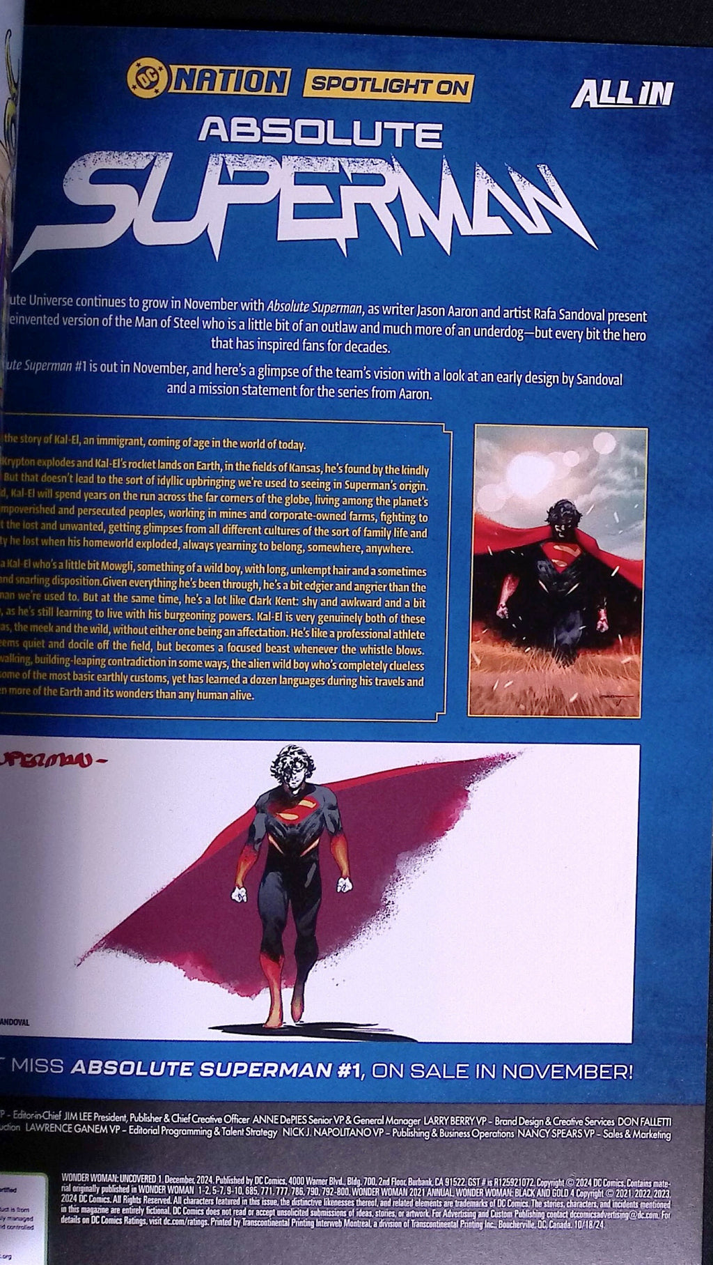 Wonder Woman: Uncovered # 1 2024 VF/NM