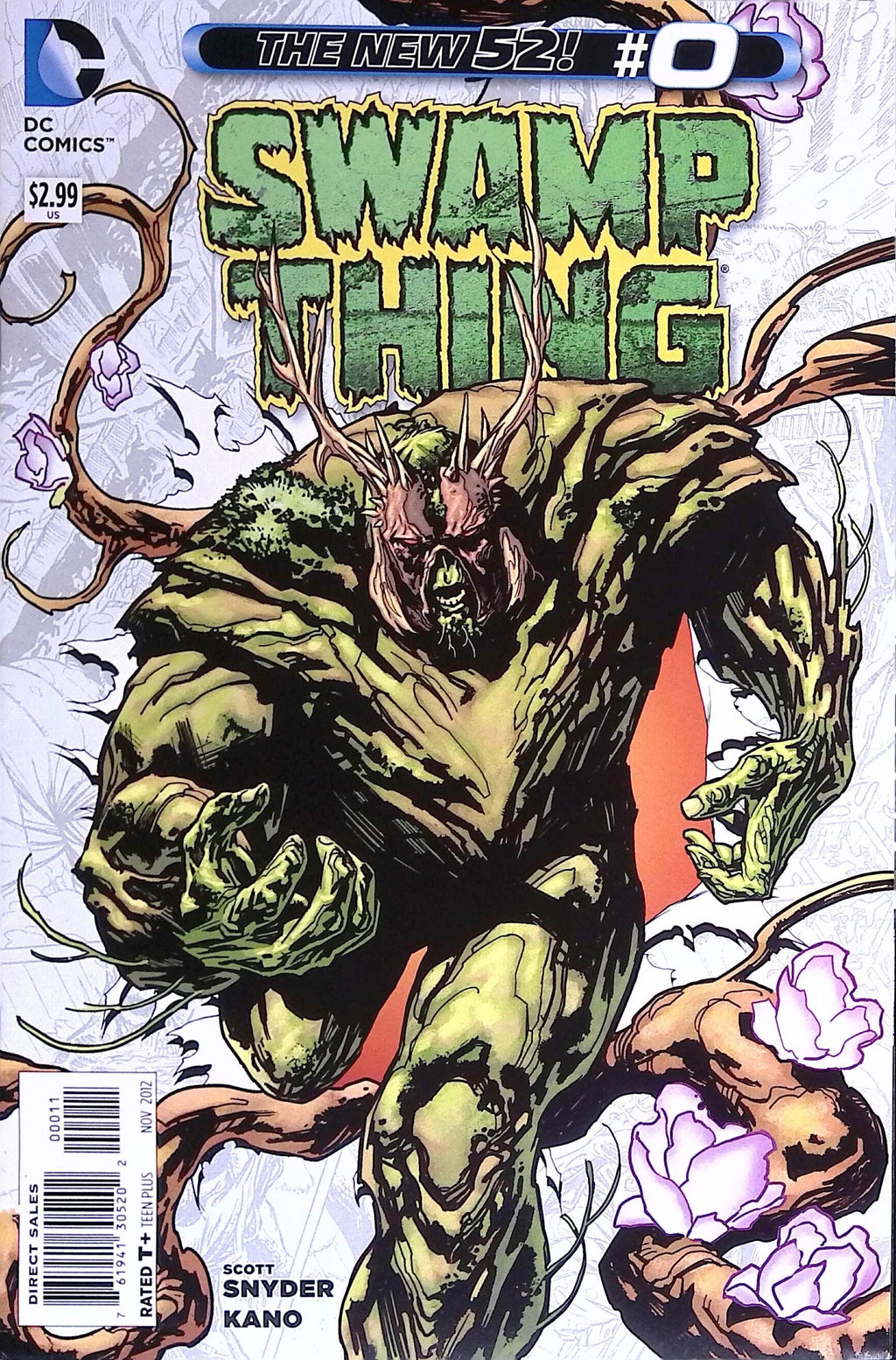 Swamp Thing # 0 2012 VF/NM