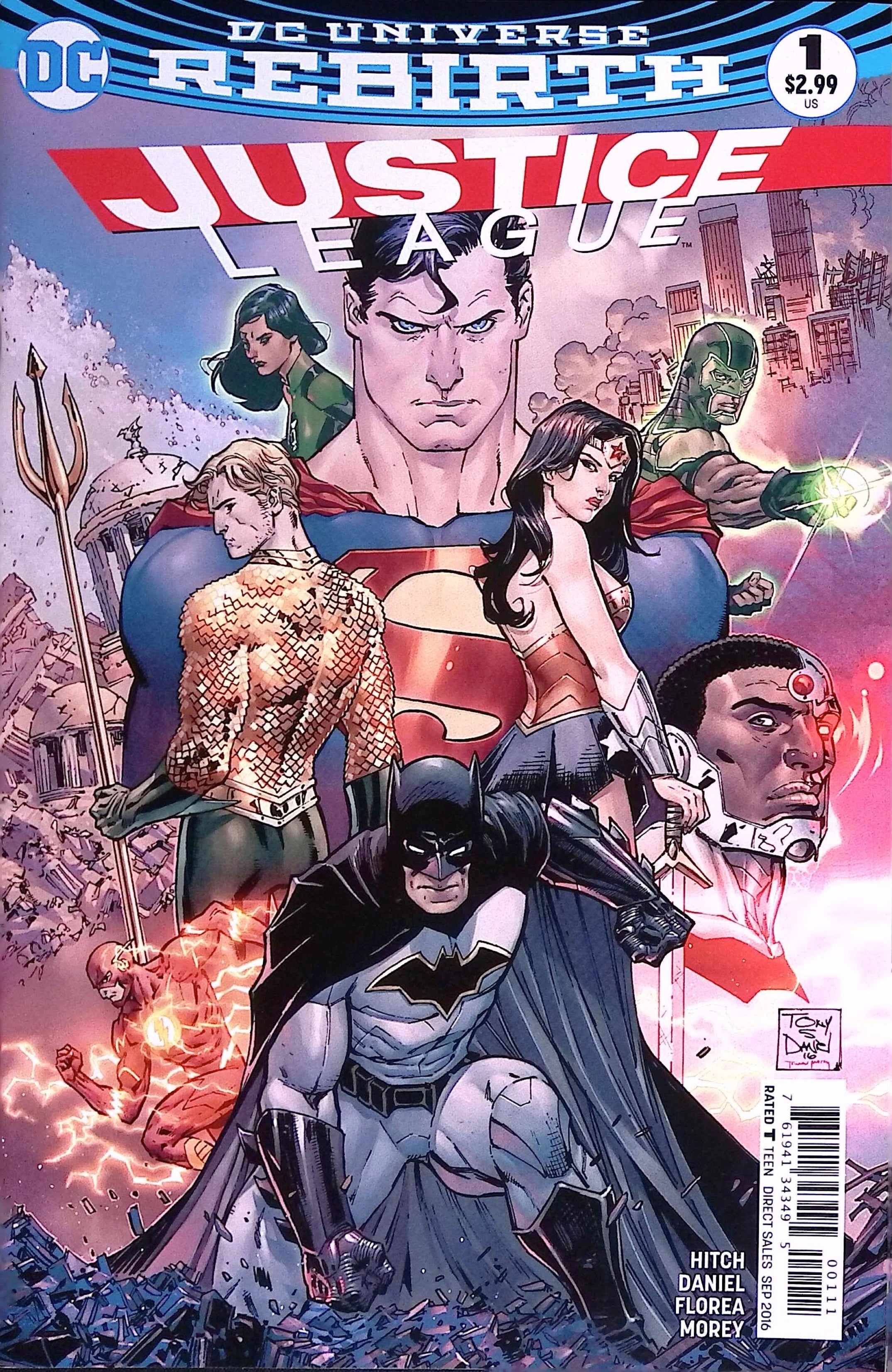 Justice League: Rebirth # 1 2016 VF/NM