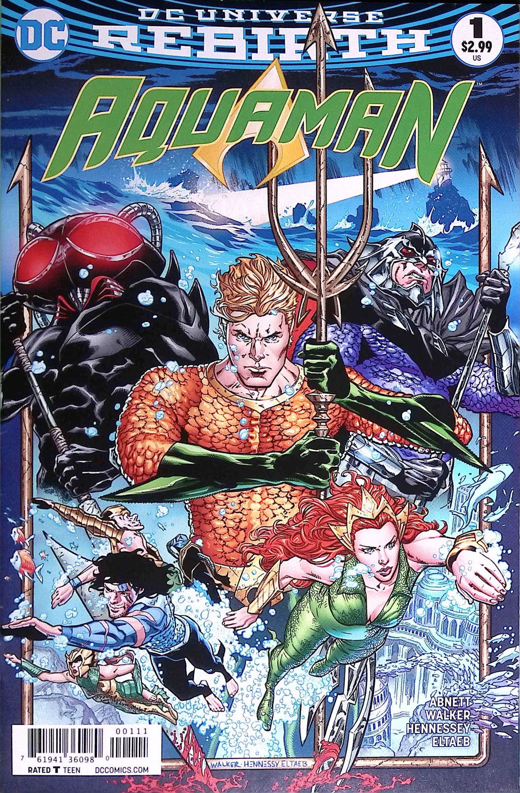 Aquaman: Rebirth # 1 2016 NM-