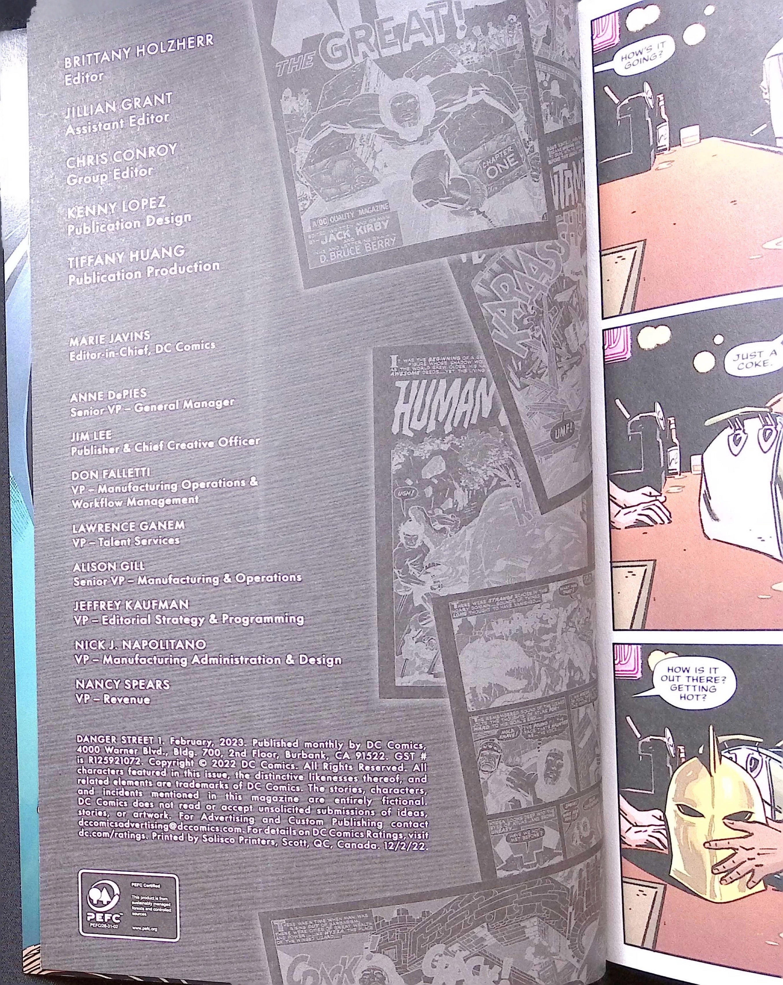 Danger Street # 1 2022 NM-