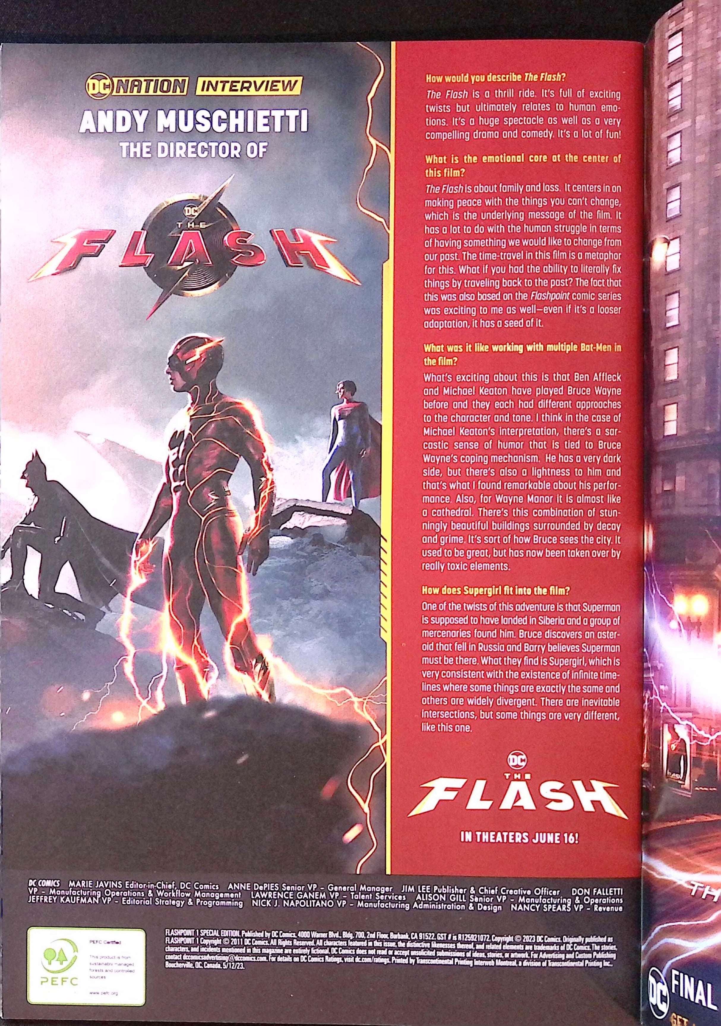 Flashpoint # 1 Special Edition Reprint 2023 NM