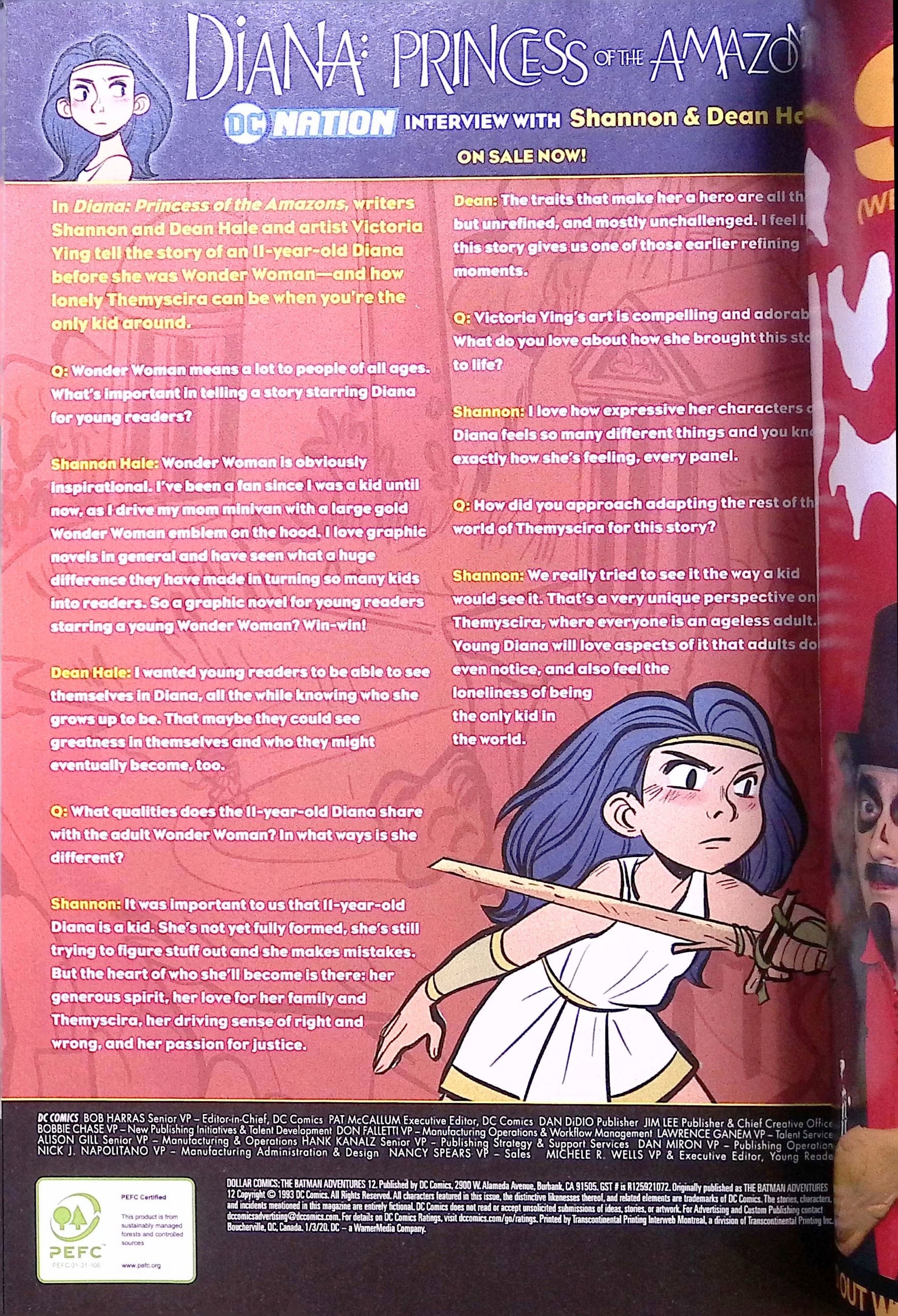 The Batman Adventures # 12 Dollar Comics Reprint 2020 NM-