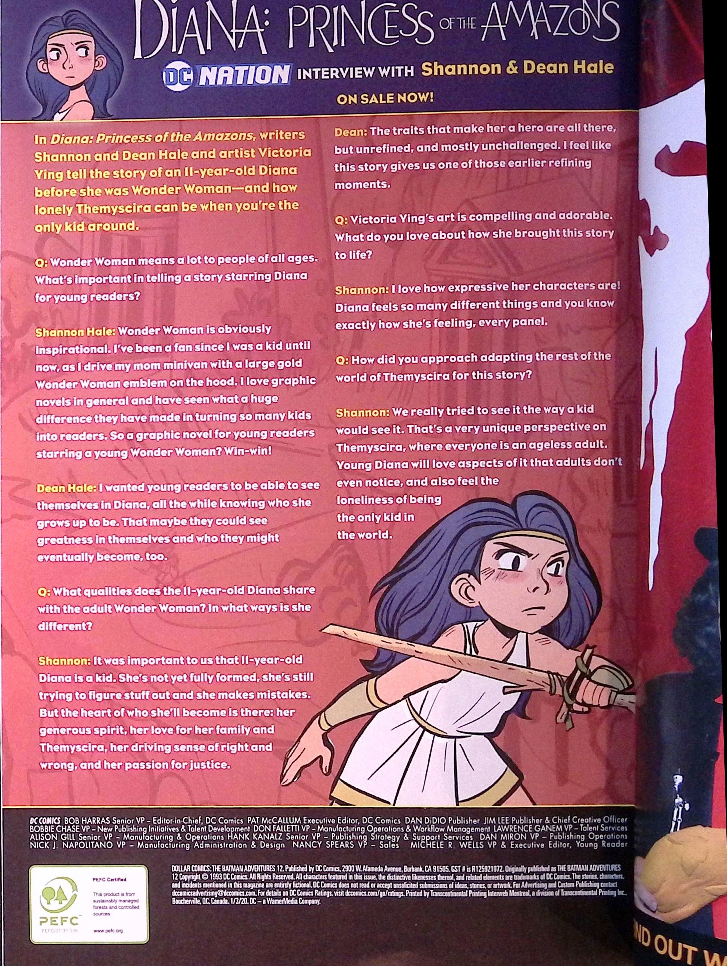 The Batman Adventures # 12 Dollar Comics Reprint 2020 NM-