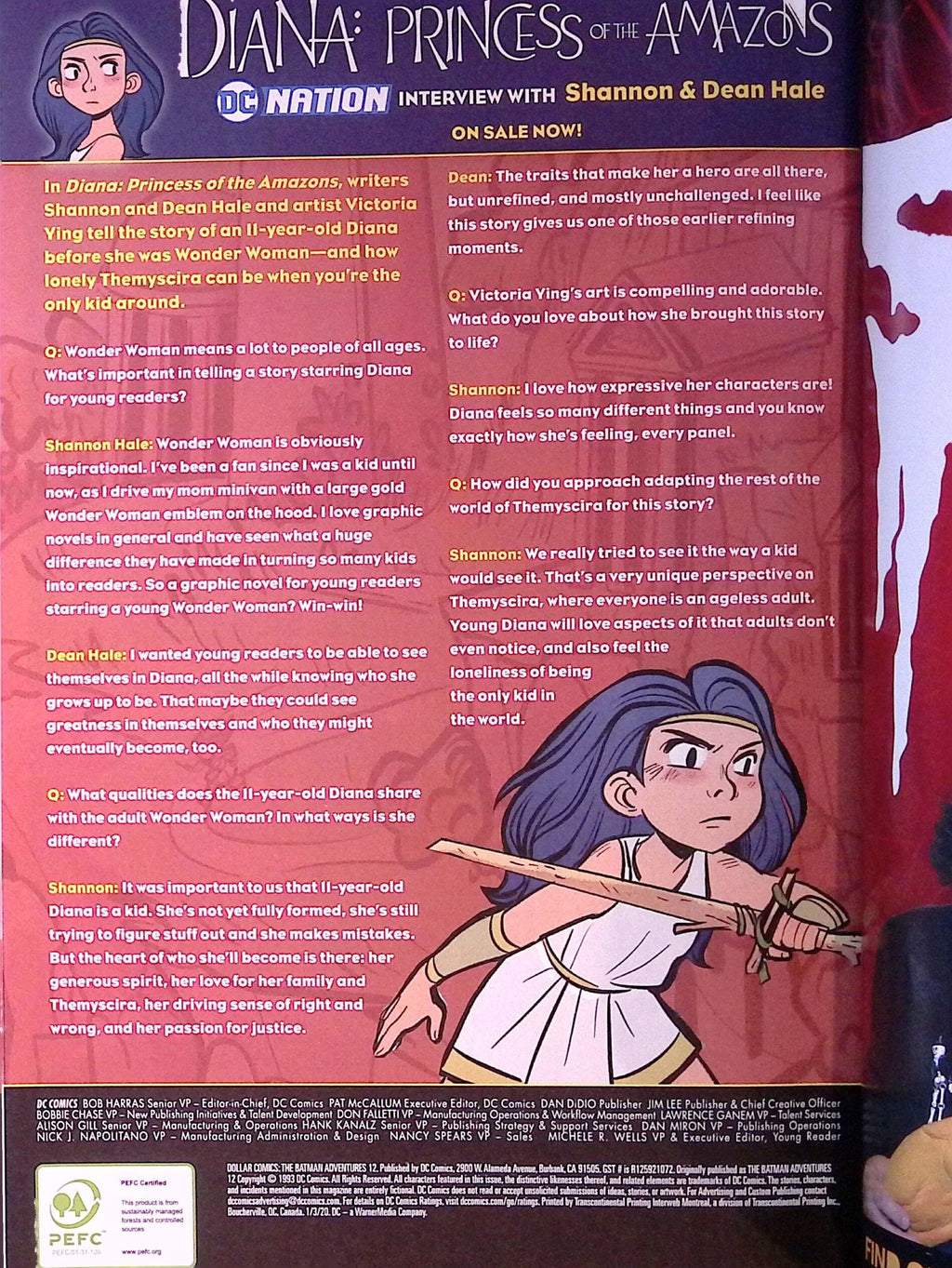 The Batman Adventures # 12 Dollar Comics Reprint 2020 NM-