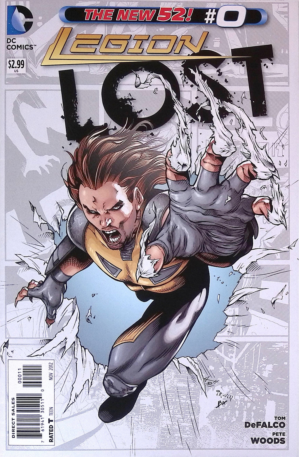 Legion Lost # 0 2012 VF/NM