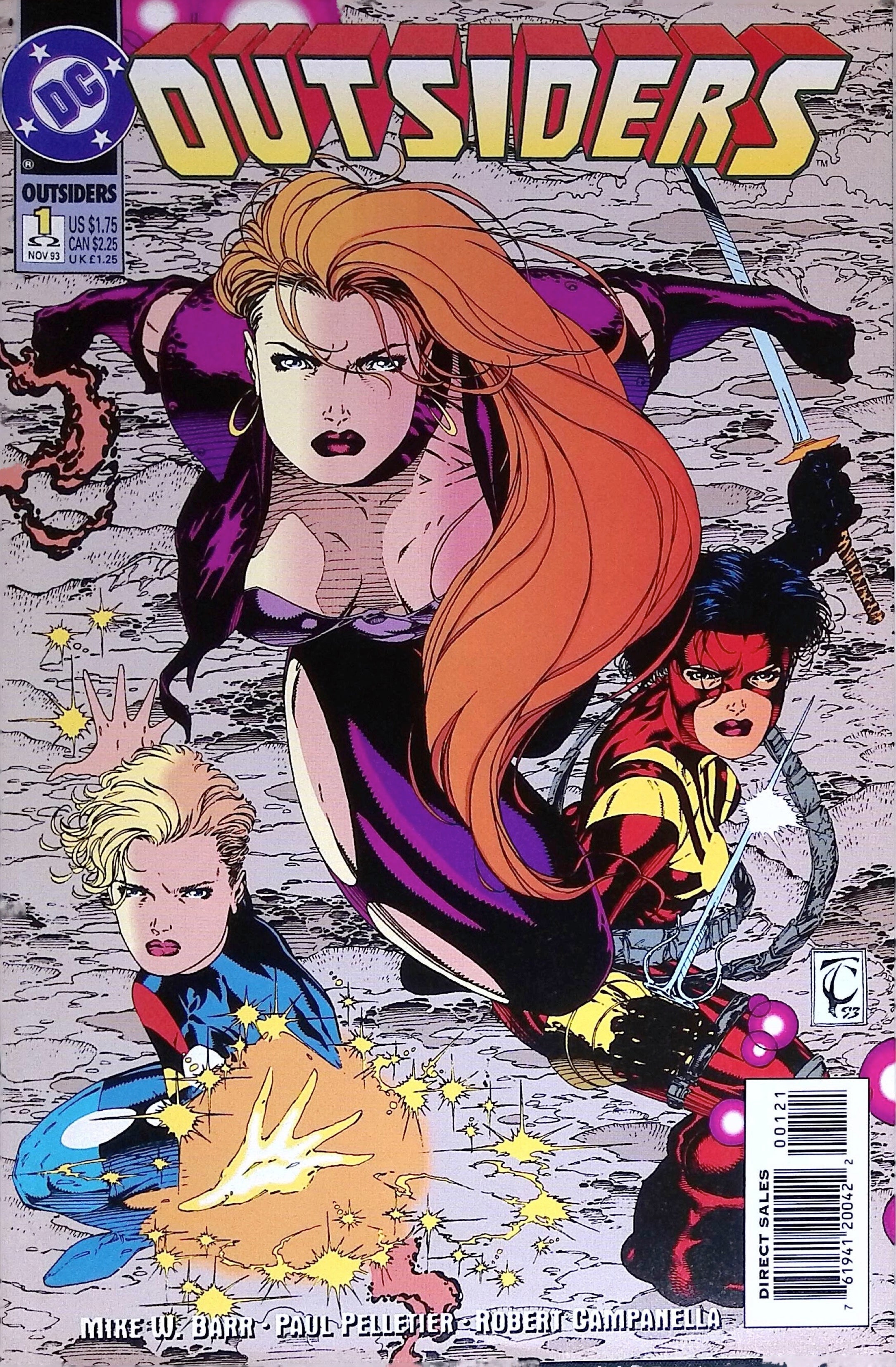 Outsiders # 1 1993 Cover Omega 1993 NM