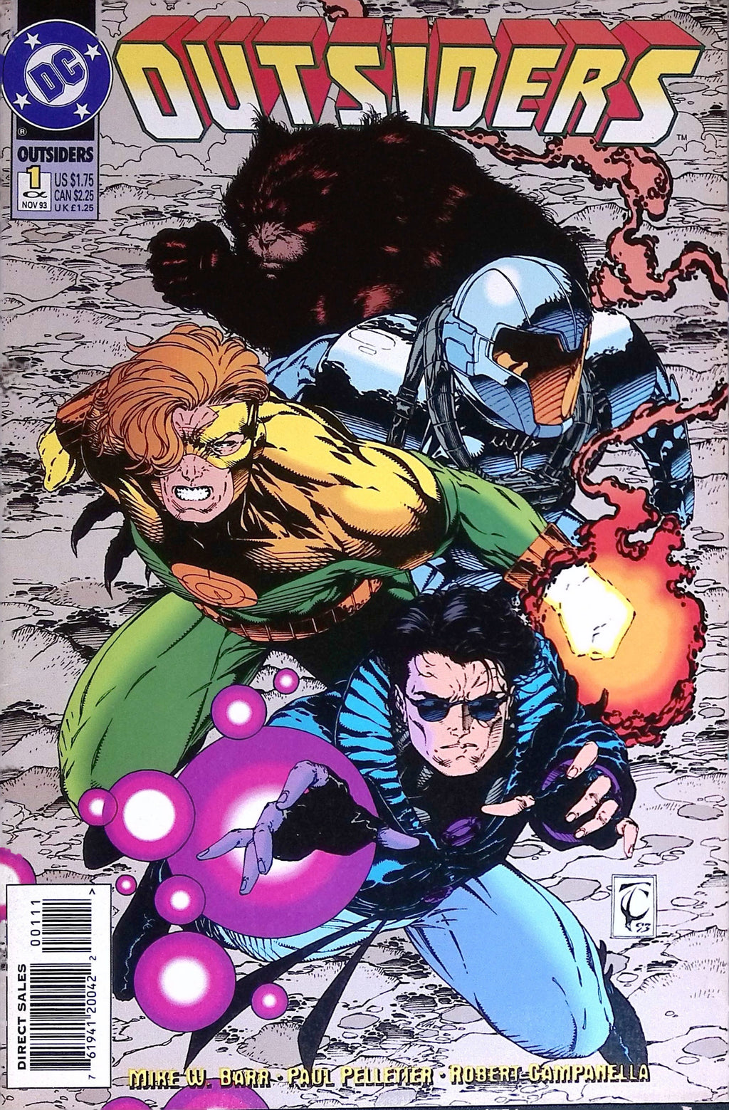 Outsiders # 1 1993 Cover Alpha 1993 NM-