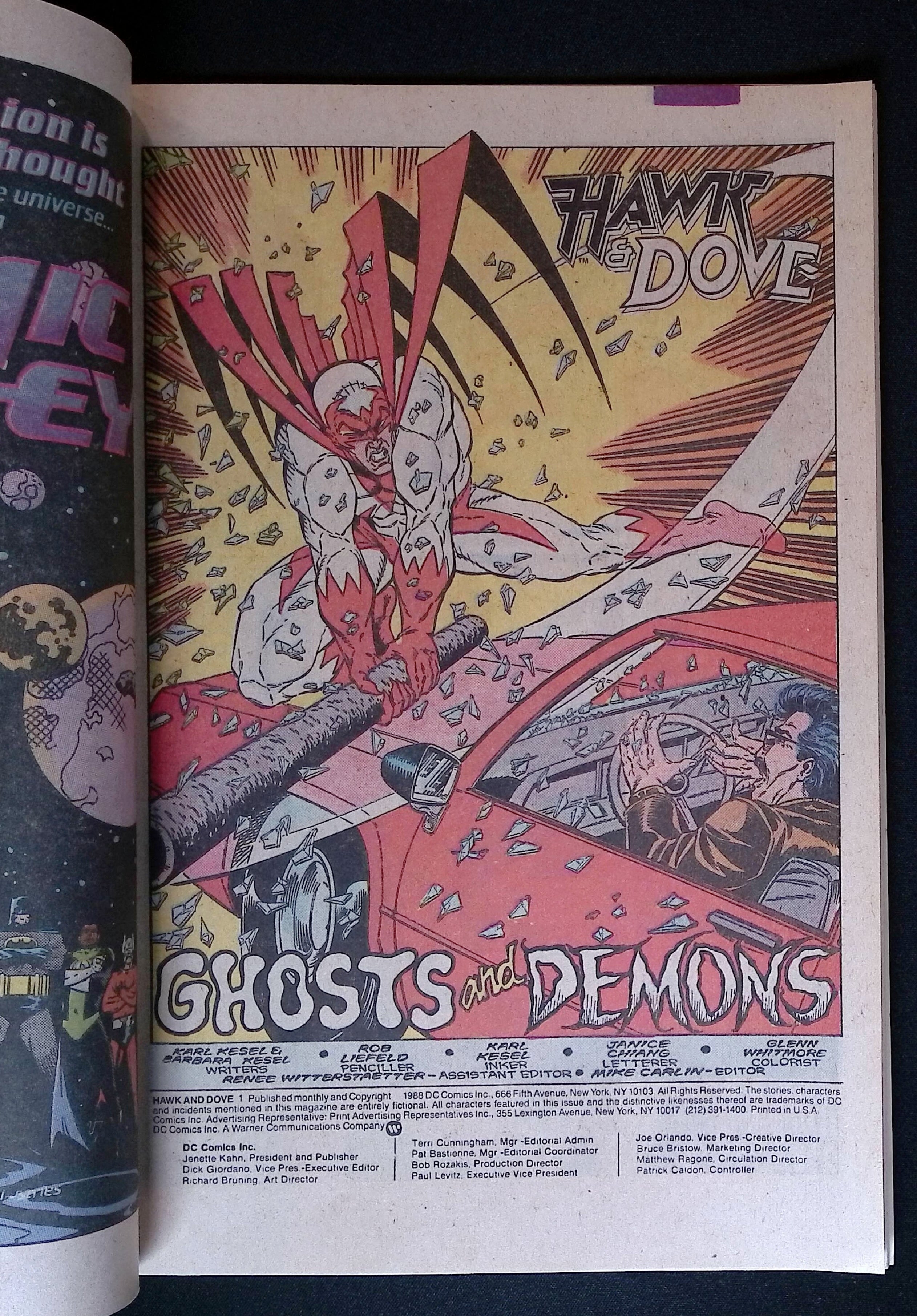 Hawk & Dove # 1 1988 VF/NM