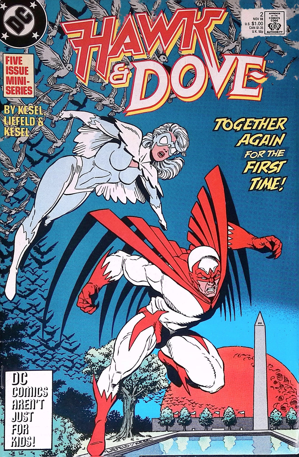 Hawk & Dove # 2 1988 VF/NM