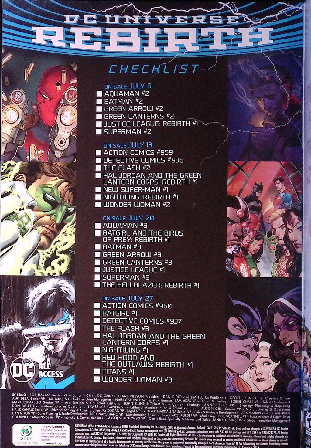 Superman # 1 2016 NM-