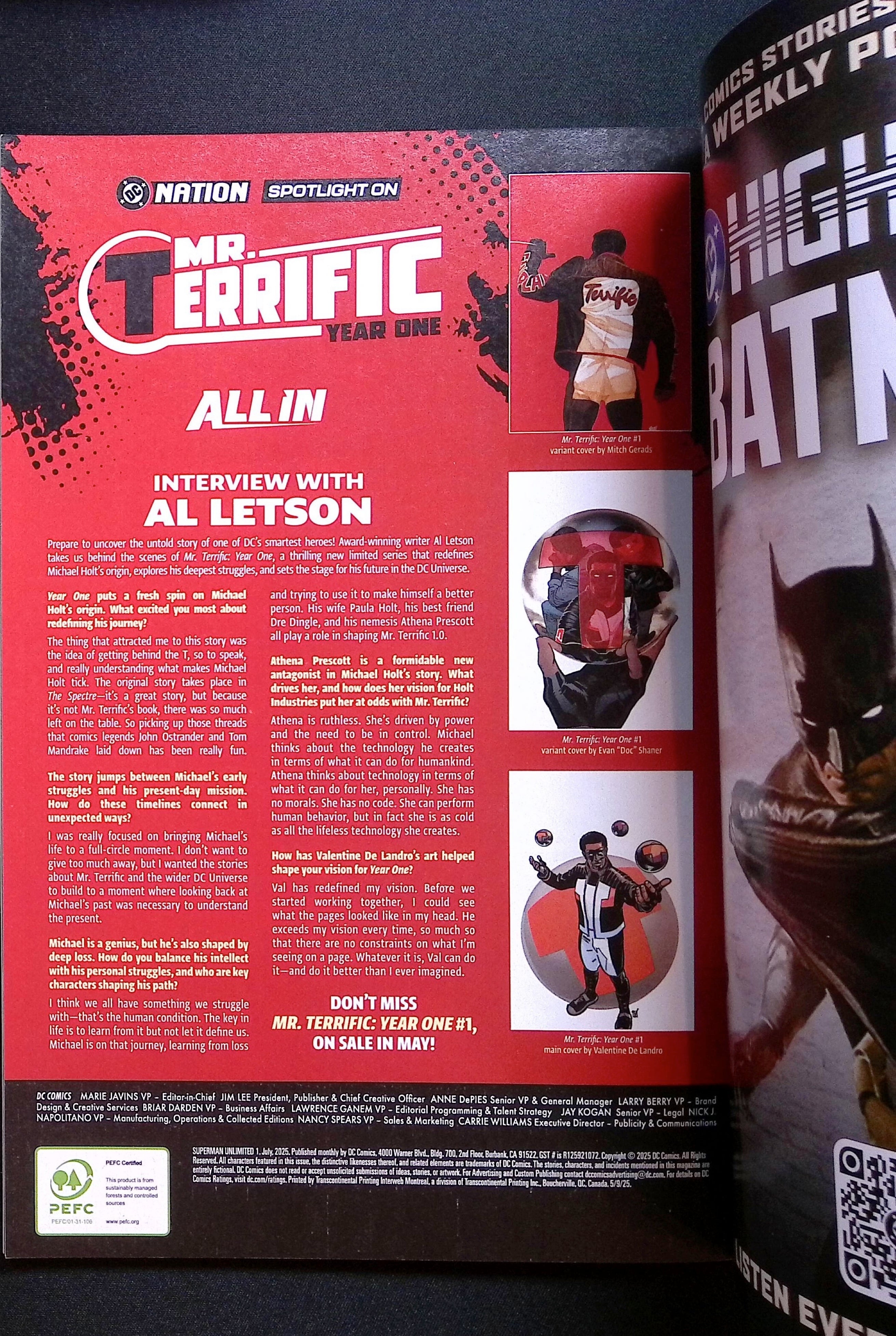 Superman Unlimited # 1 Cover A 2025 NM