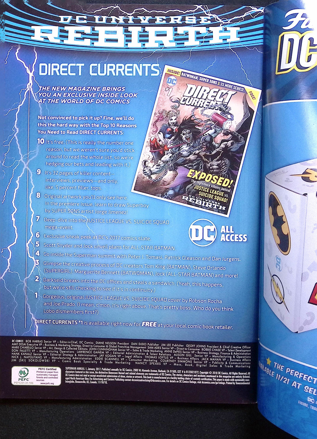 Superman Annual # 1 2017 VF/NM