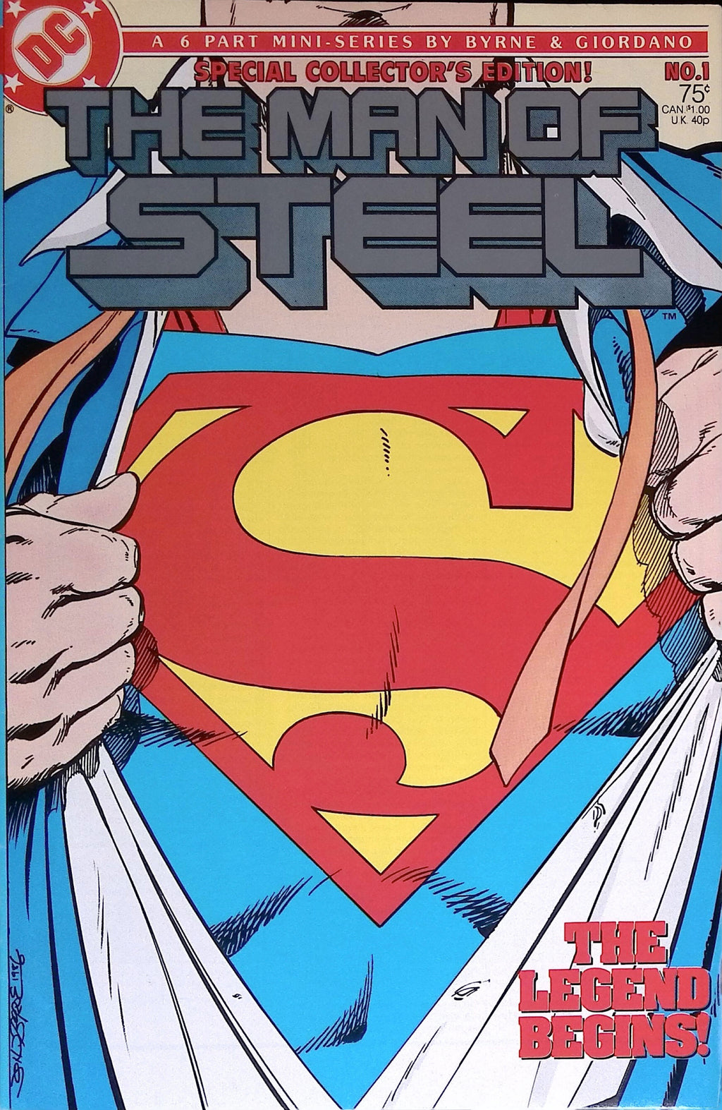 The Man of Steel # 1 1986 VF/NM