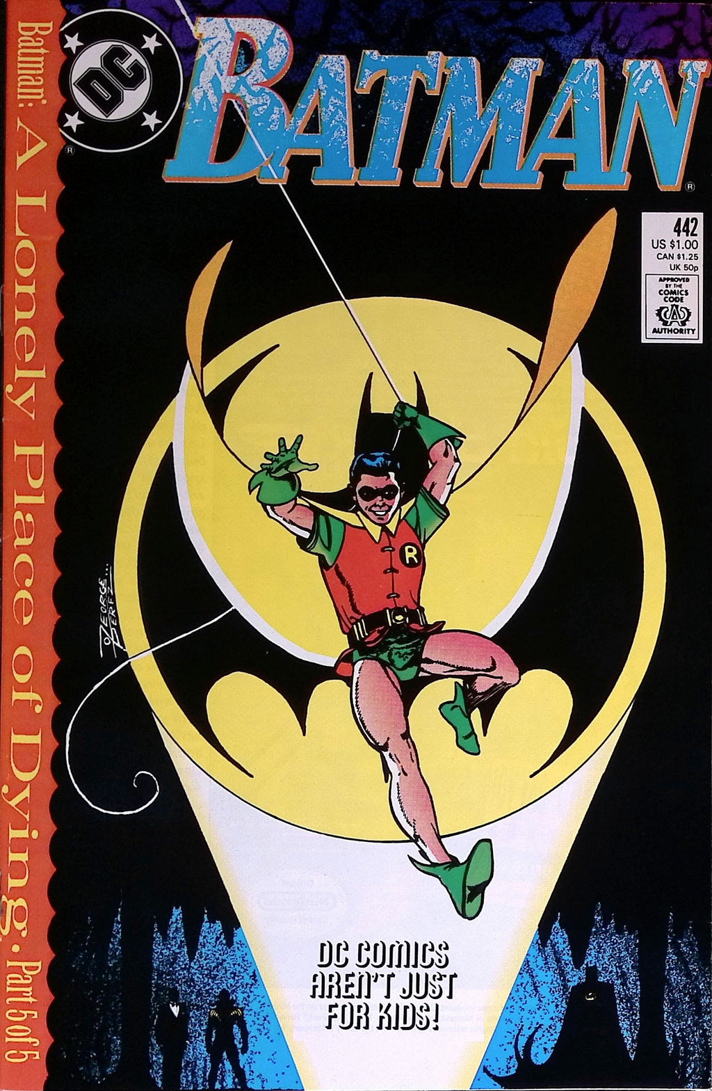 Batman # 442 Cover A First Printing 1989 NM-