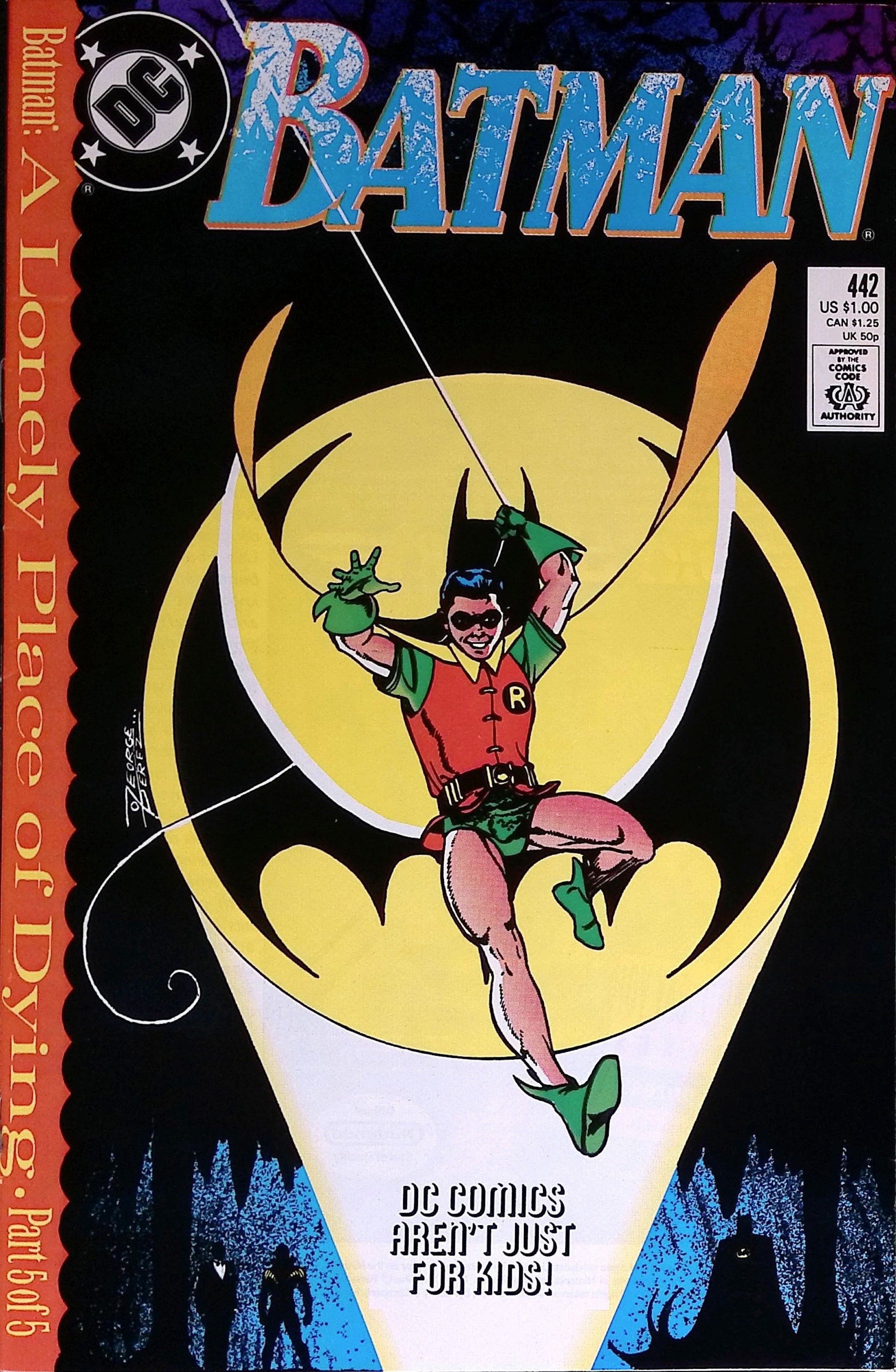 Batman # 442 Cover A First Printing 1989 NM-