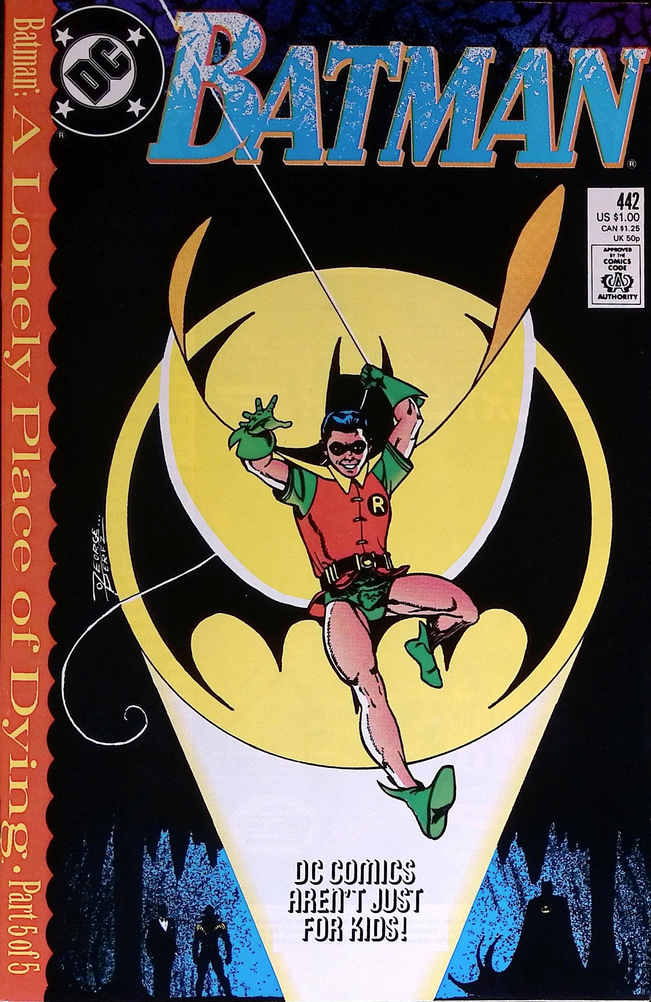 Batman # 442 Cover A First Printing 1989 NM-