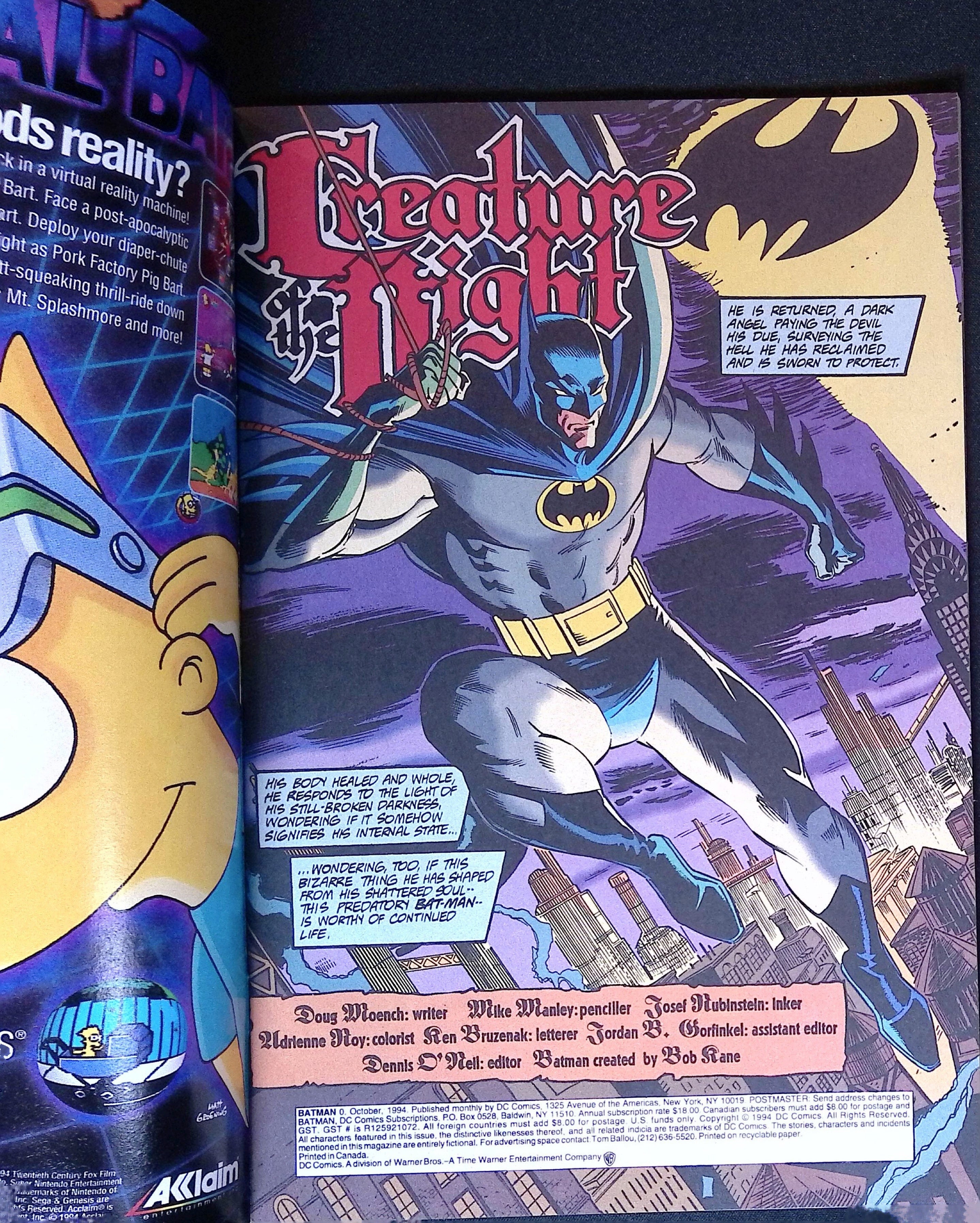 Batman # 0 1994 NM