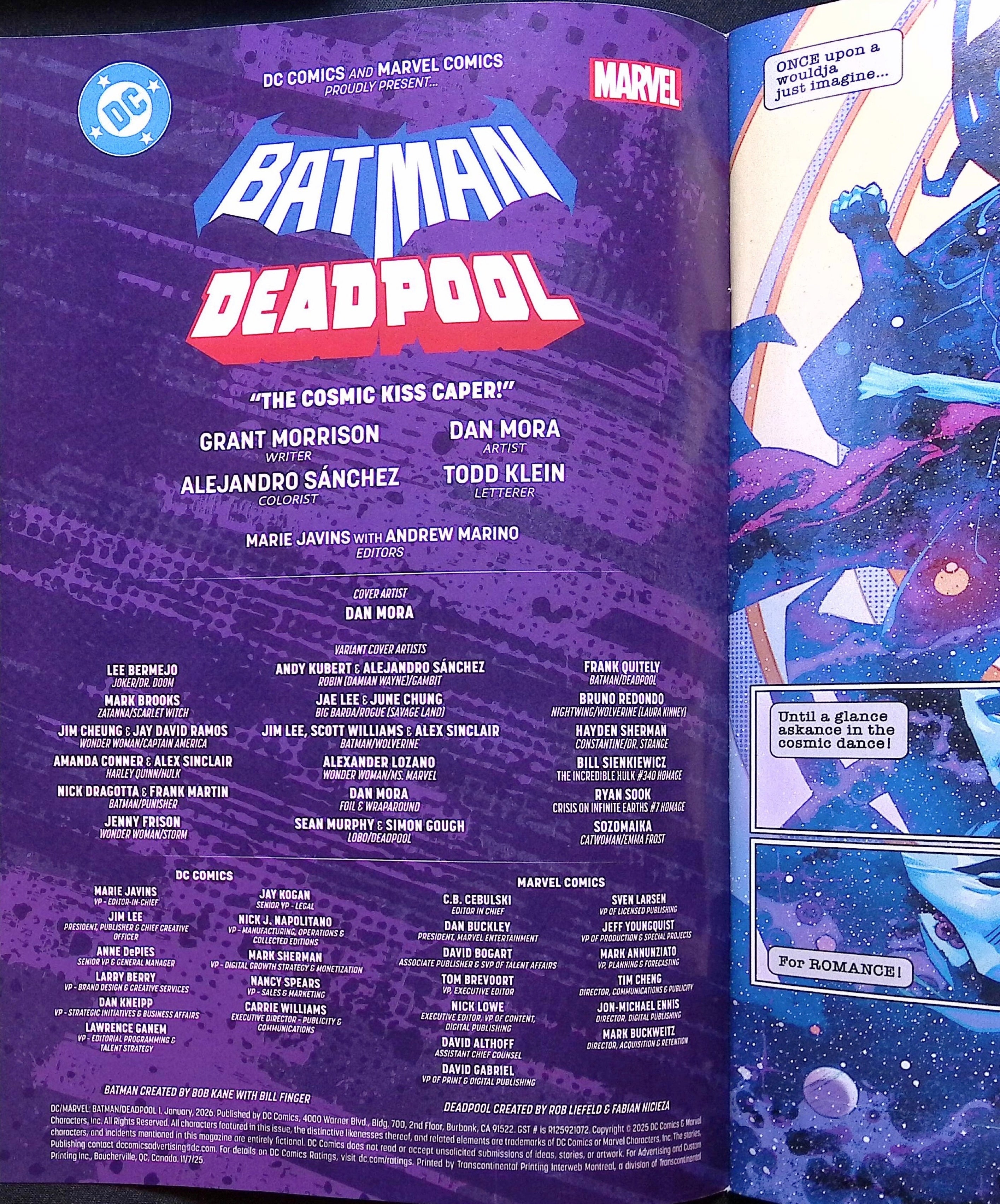 Batman/Deadpool # 1 Cover A First Printing 2025 NM
