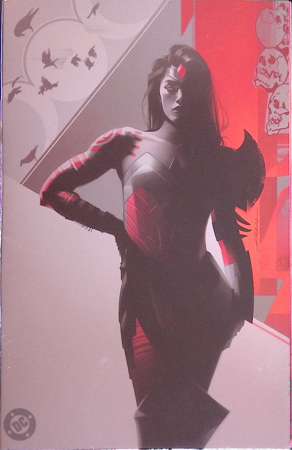 Absolute Wonder Woman # 1 Dekal Foil Variant Second Printing NM-