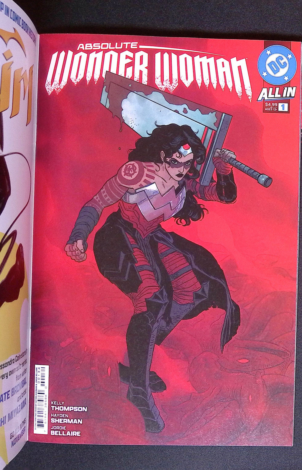 Absolute Wonder Woman # 1 Dekal Foil Variant Second Printing NM-