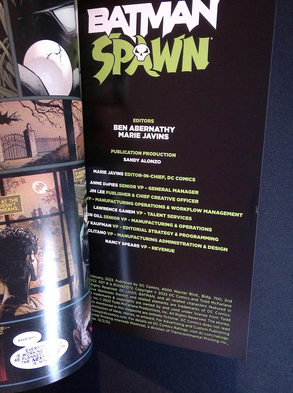 Batman/Spawn # 1 2022 VF+