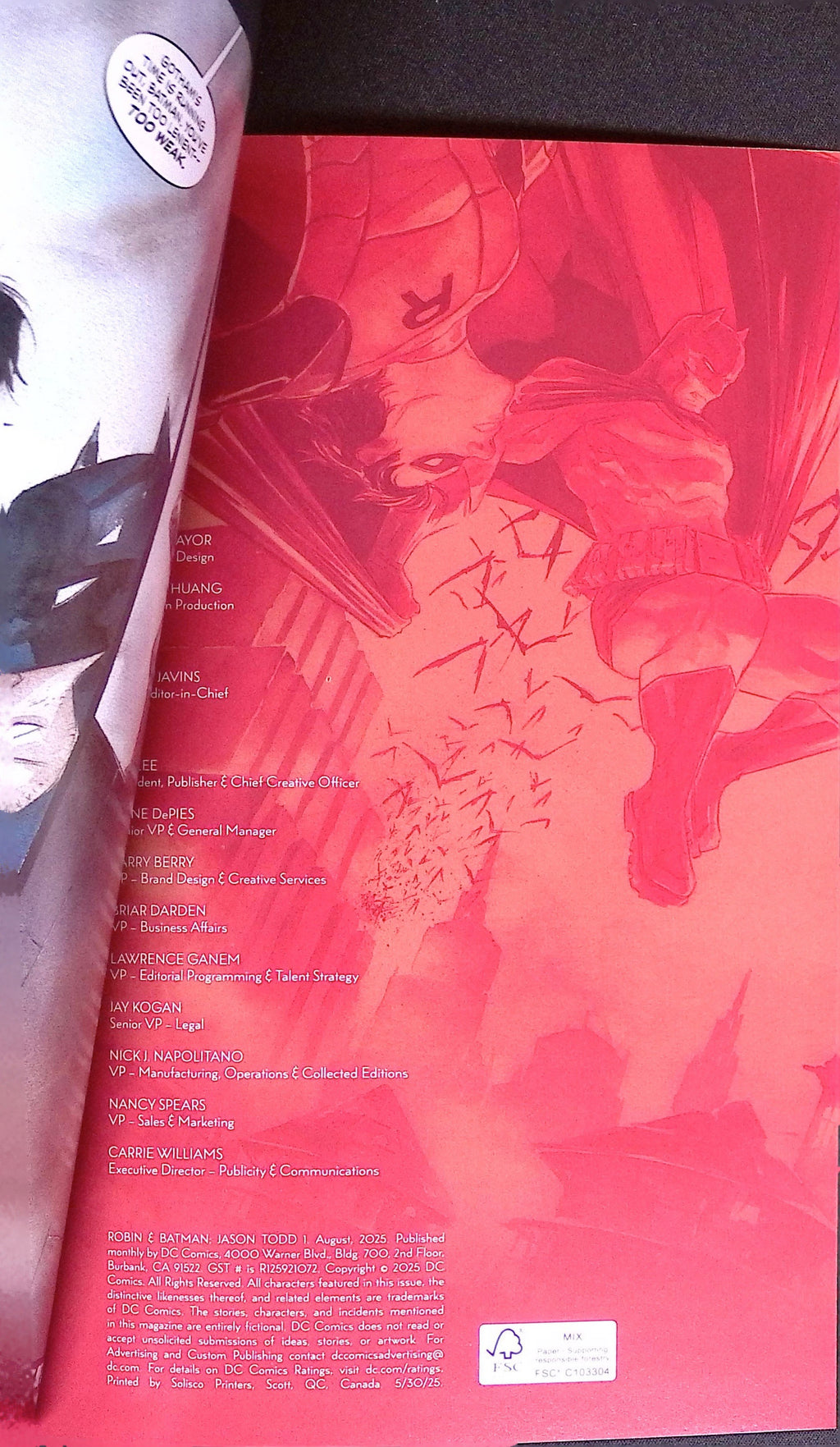 Robin & Batman: Jason Todd # 1 1:25 Variant 2025 VF