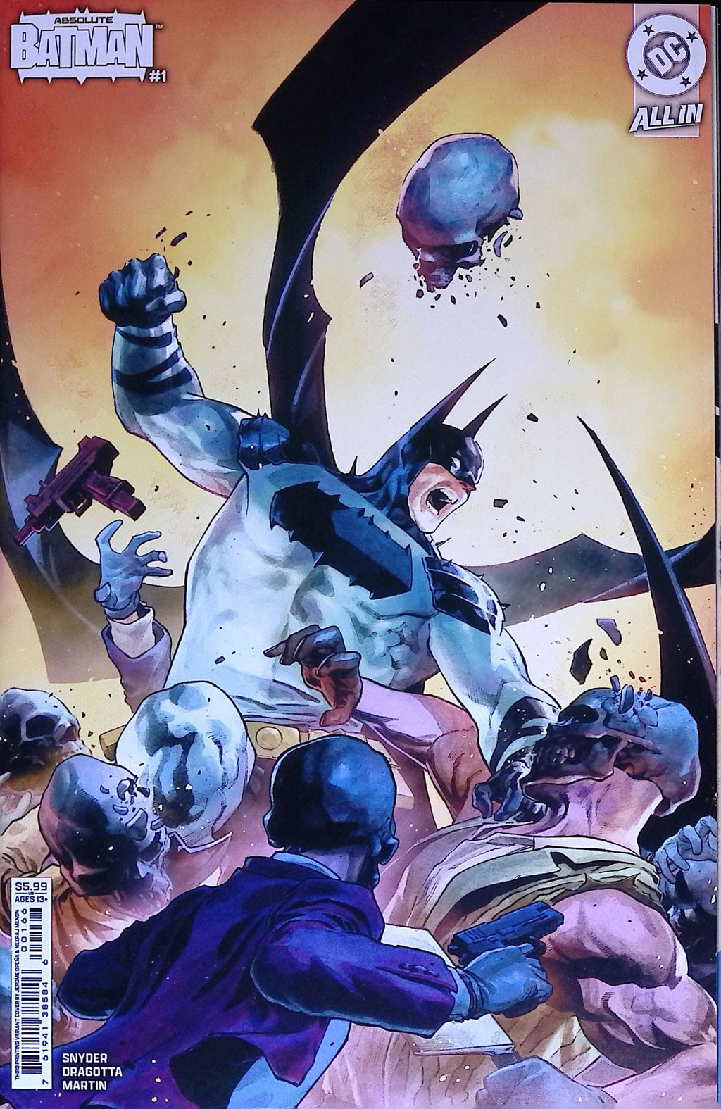 Absolute Batman # 1 Opena Variant Third Printing VF/NM 2025