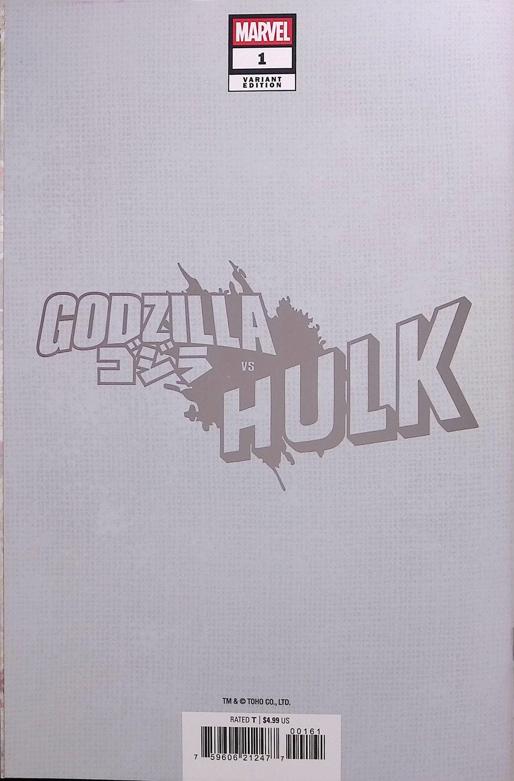 Godzilla vs. Hulk # 1 Foil Variant 2025 NM-