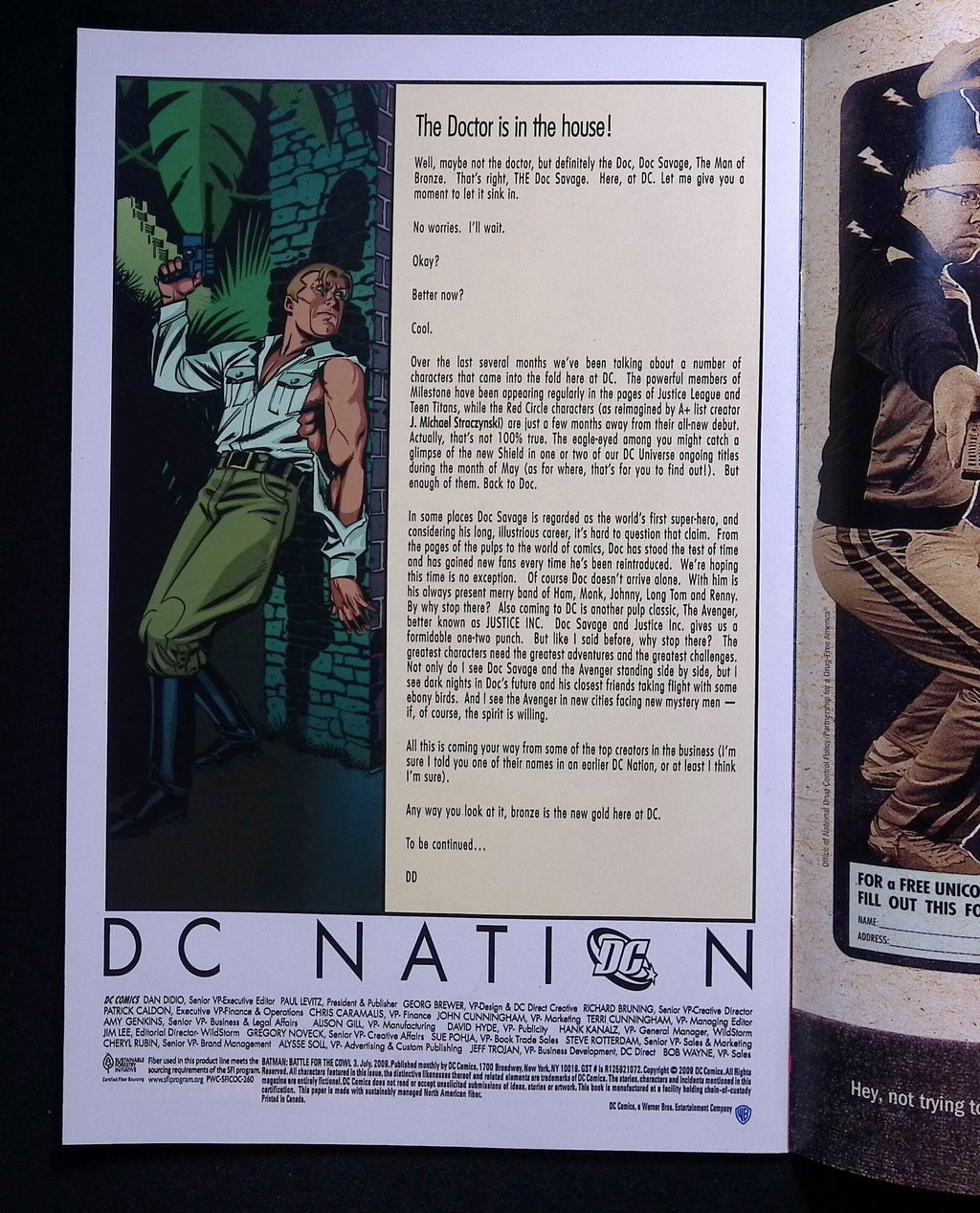 Batman: Battle for the Cowl # 3 2009 NM-