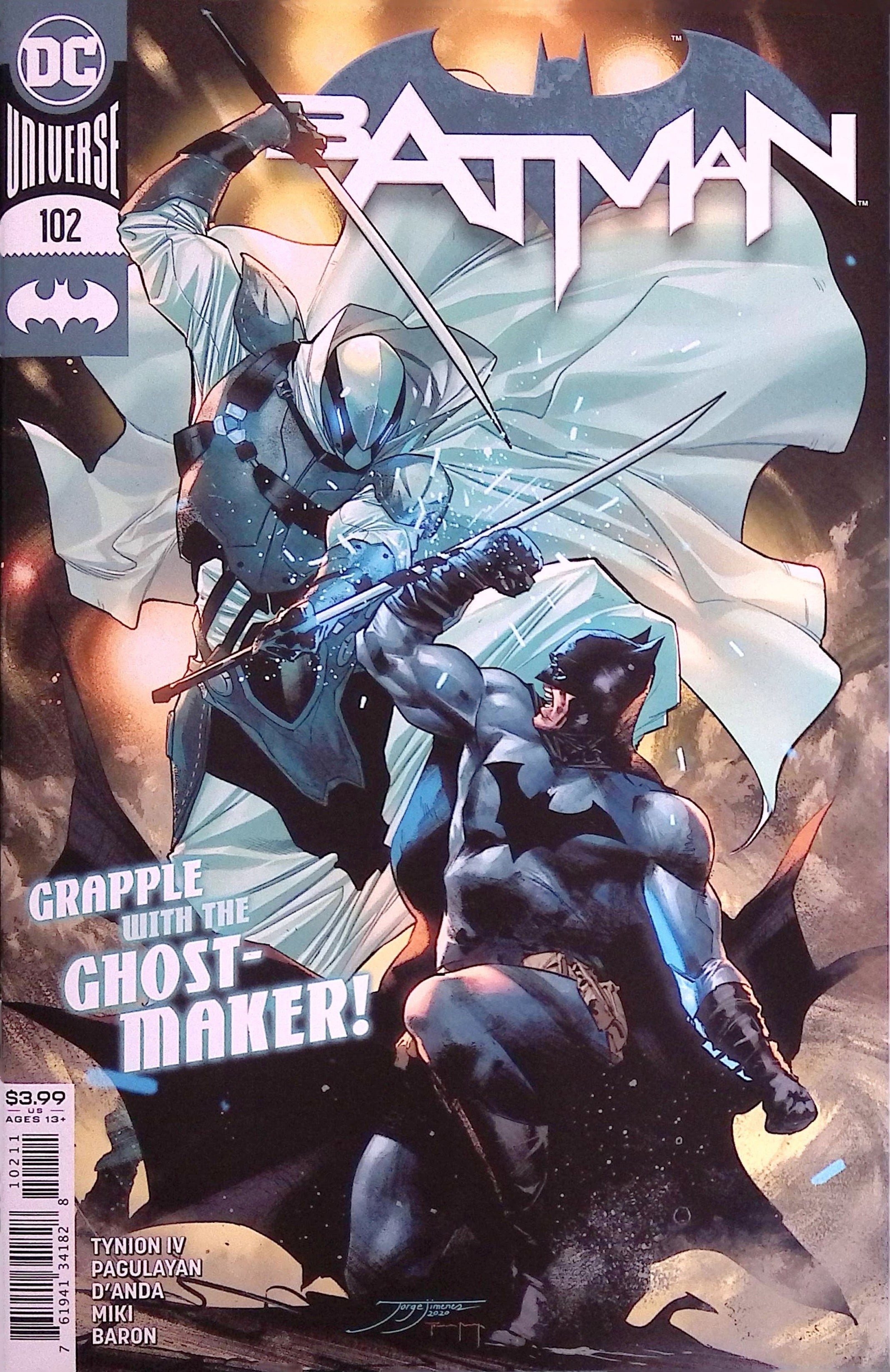 Batman # 102 Cover A First Printing 2020 VF/NM