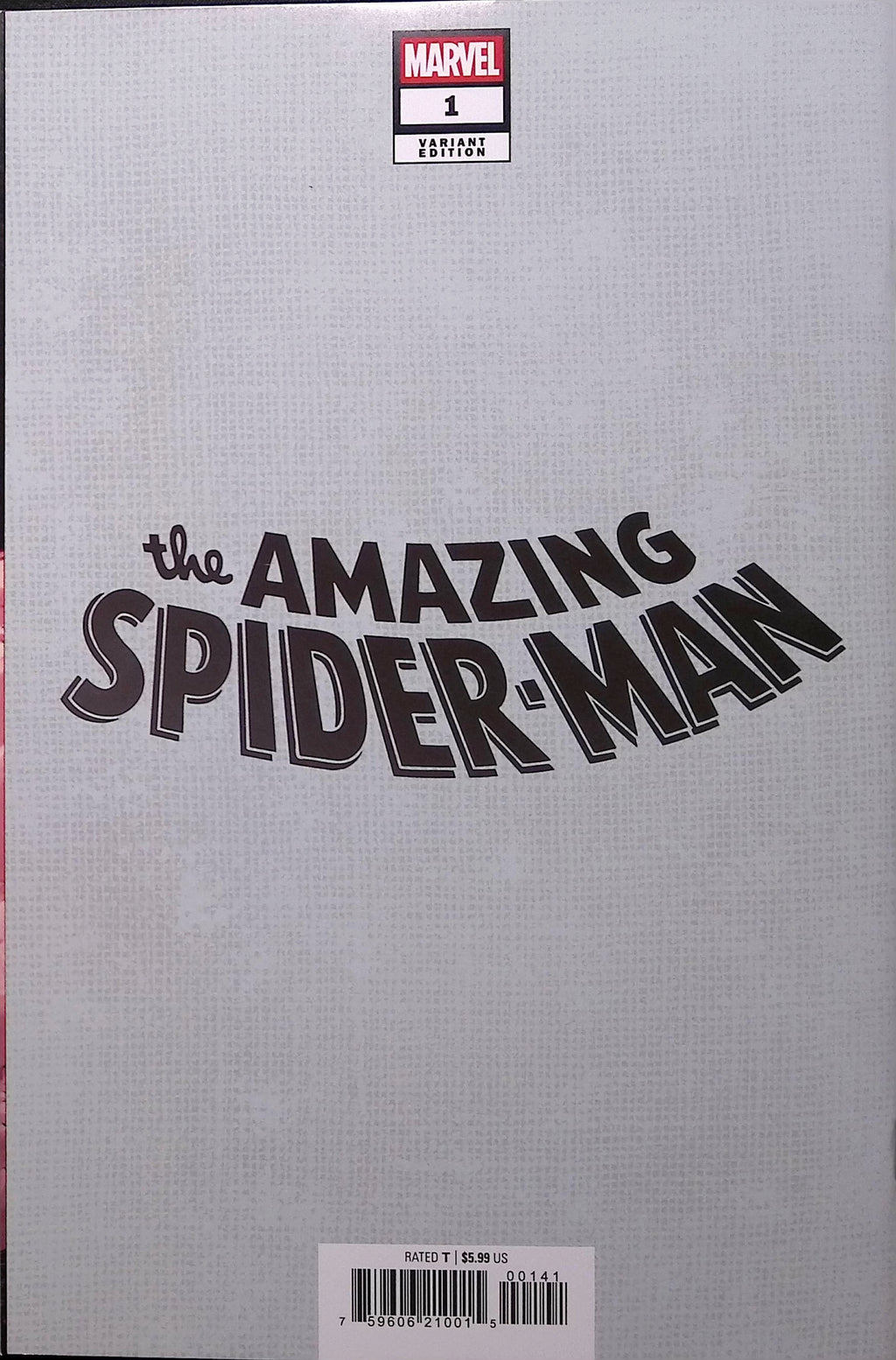 The Amazing Spider-Man # 1 Mark Chiarello Foil Variant 2025 NM