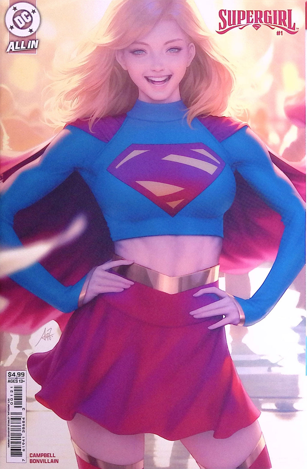 Supergirl # 1 Stanley "Artgerm" Lau Variant 2025 NM