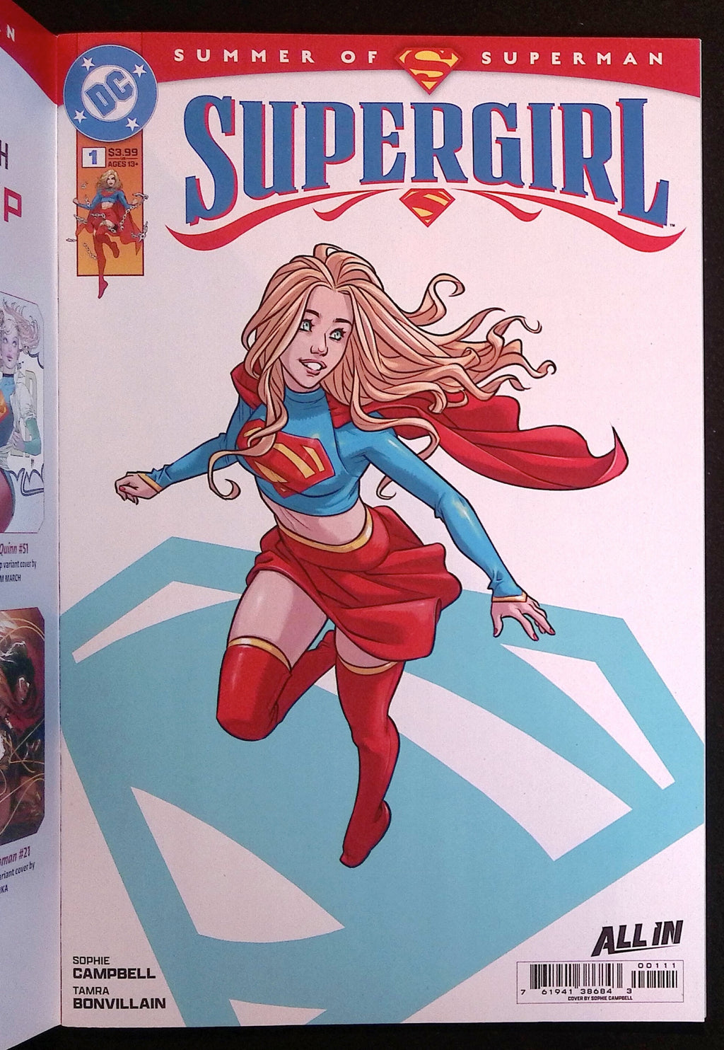 Supergirl # 1 Stanley "Artgerm" Lau Foil Variant 2025 NM-