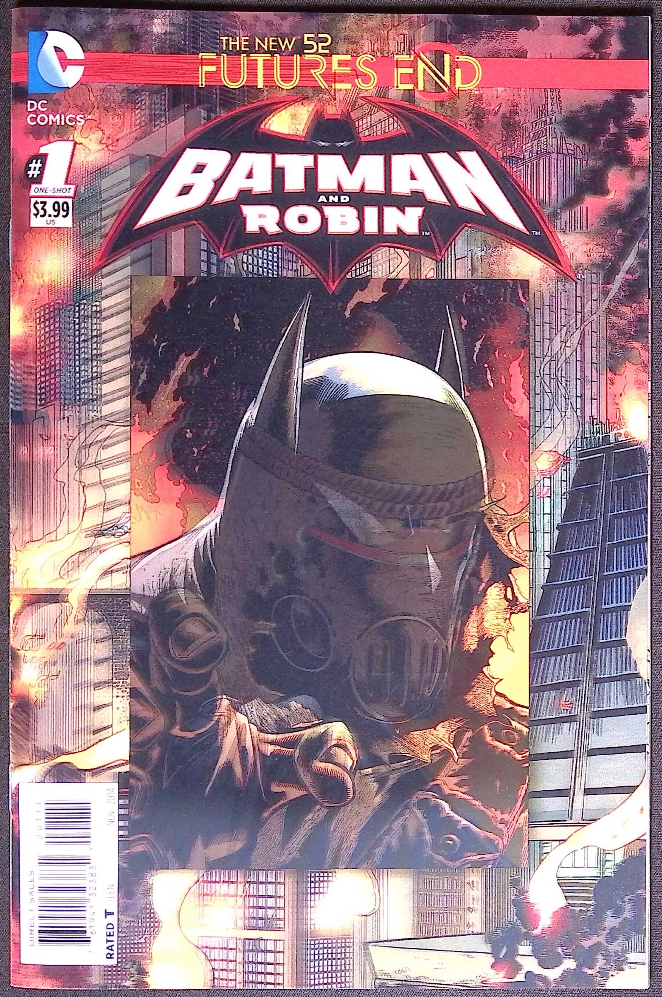 Batman and Robin: Futures End # 1 3D Lenticular Cover 2014 NM