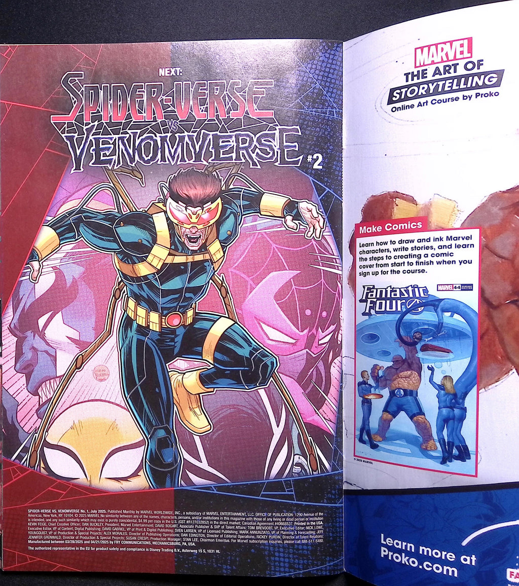 Spider-Verse vs. Venomverse # 1 Garron Foil Variant 2025 NM