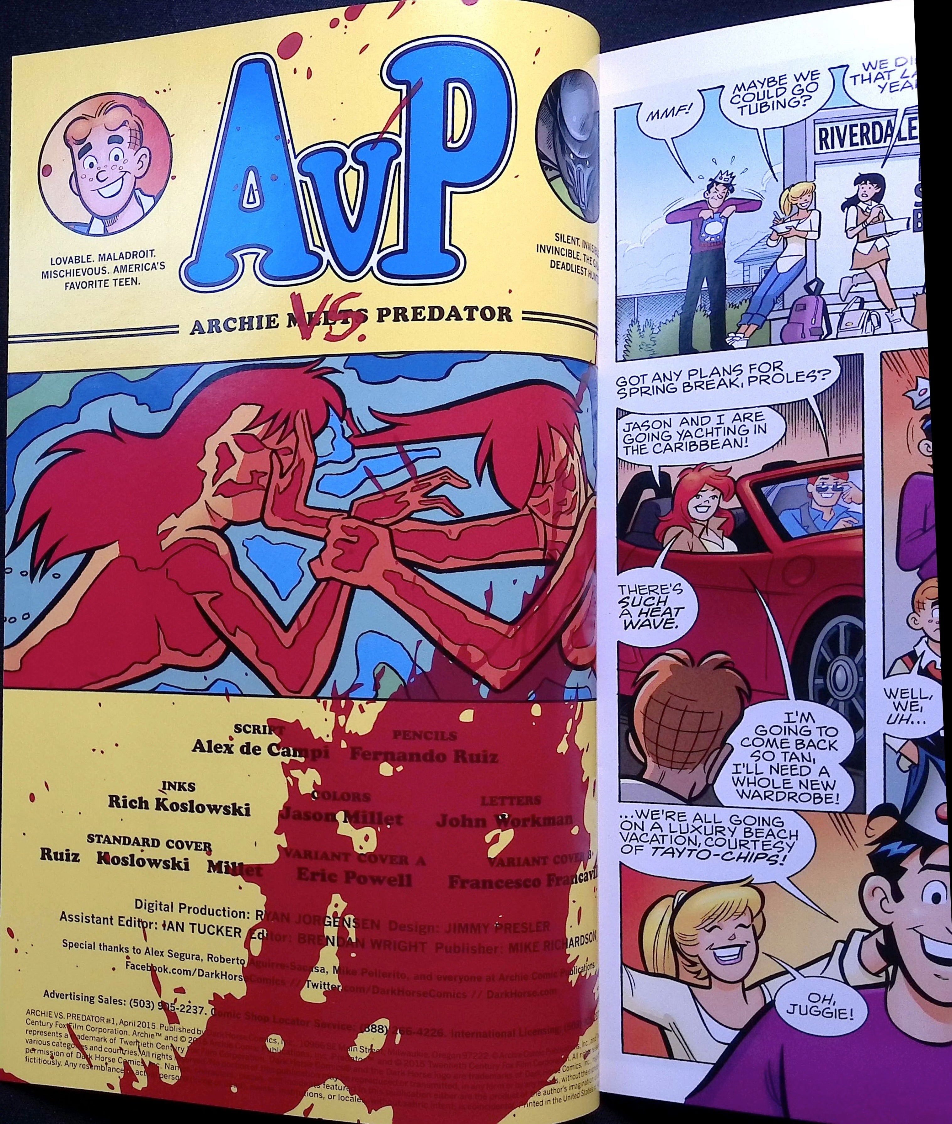 Archie vs. Predator # 1 2015 NM-