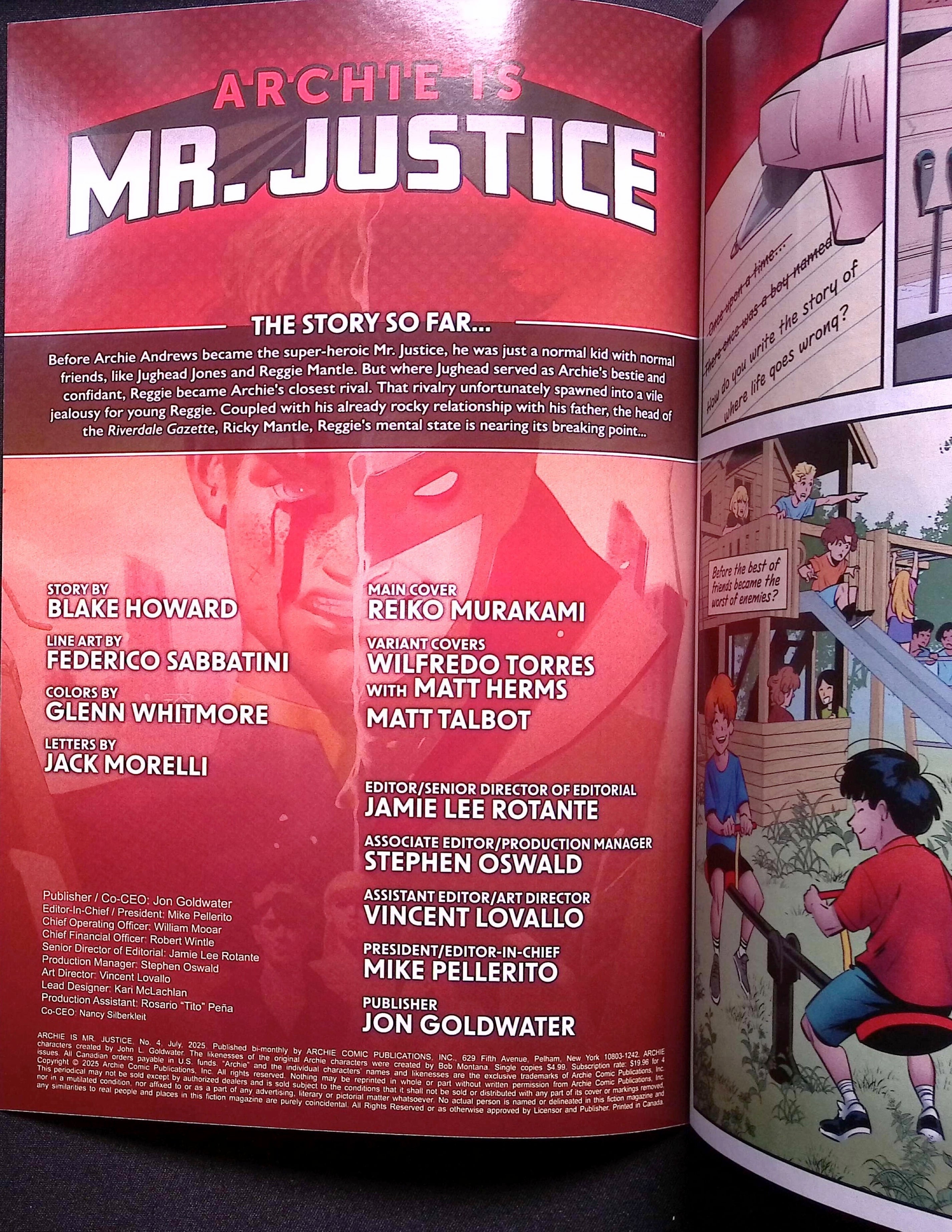 Archie is Mr. Justice # 4 2025 NM