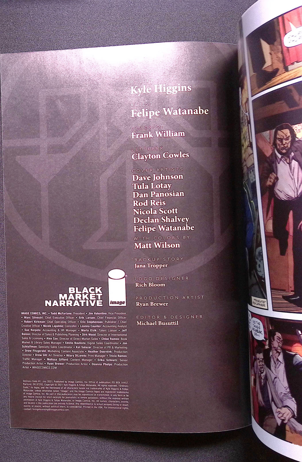 Ordinary Gods # 1 NM 2021