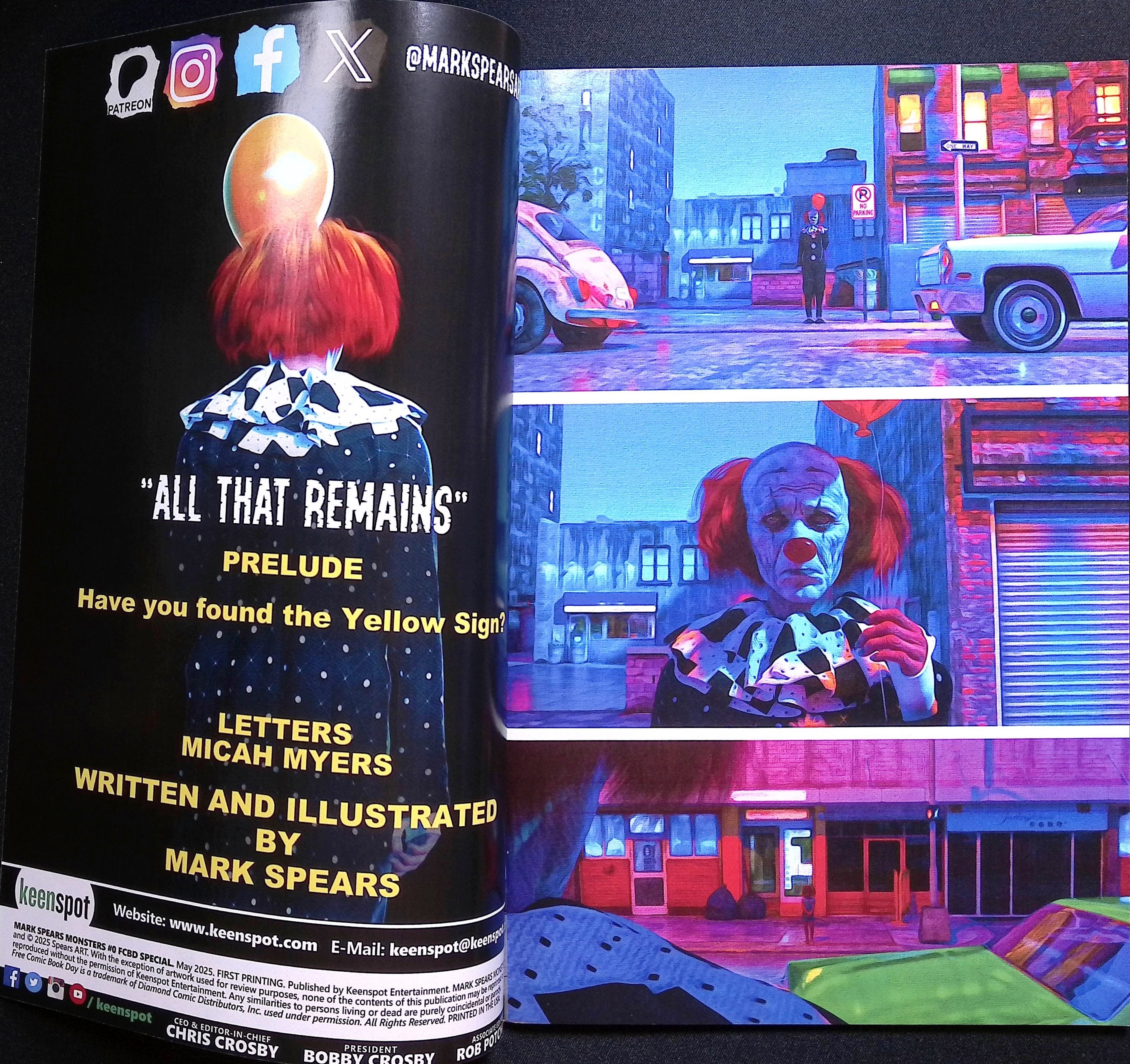 Mark Spears Monsters # 0 2025 NM