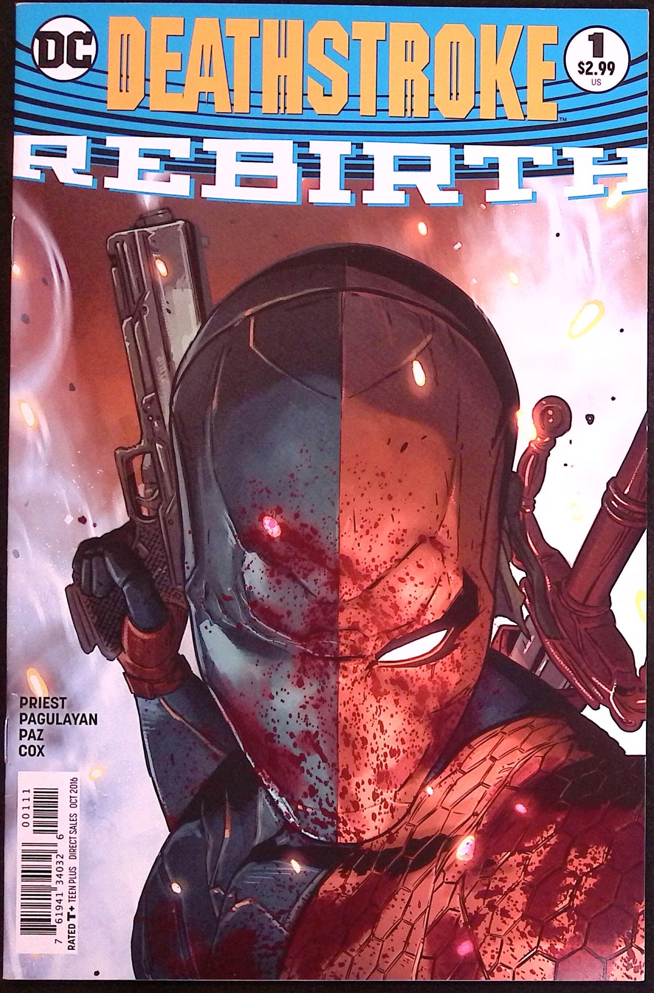 Deathstroke: Rebirth # 1 Cover A 2016 VF/NM