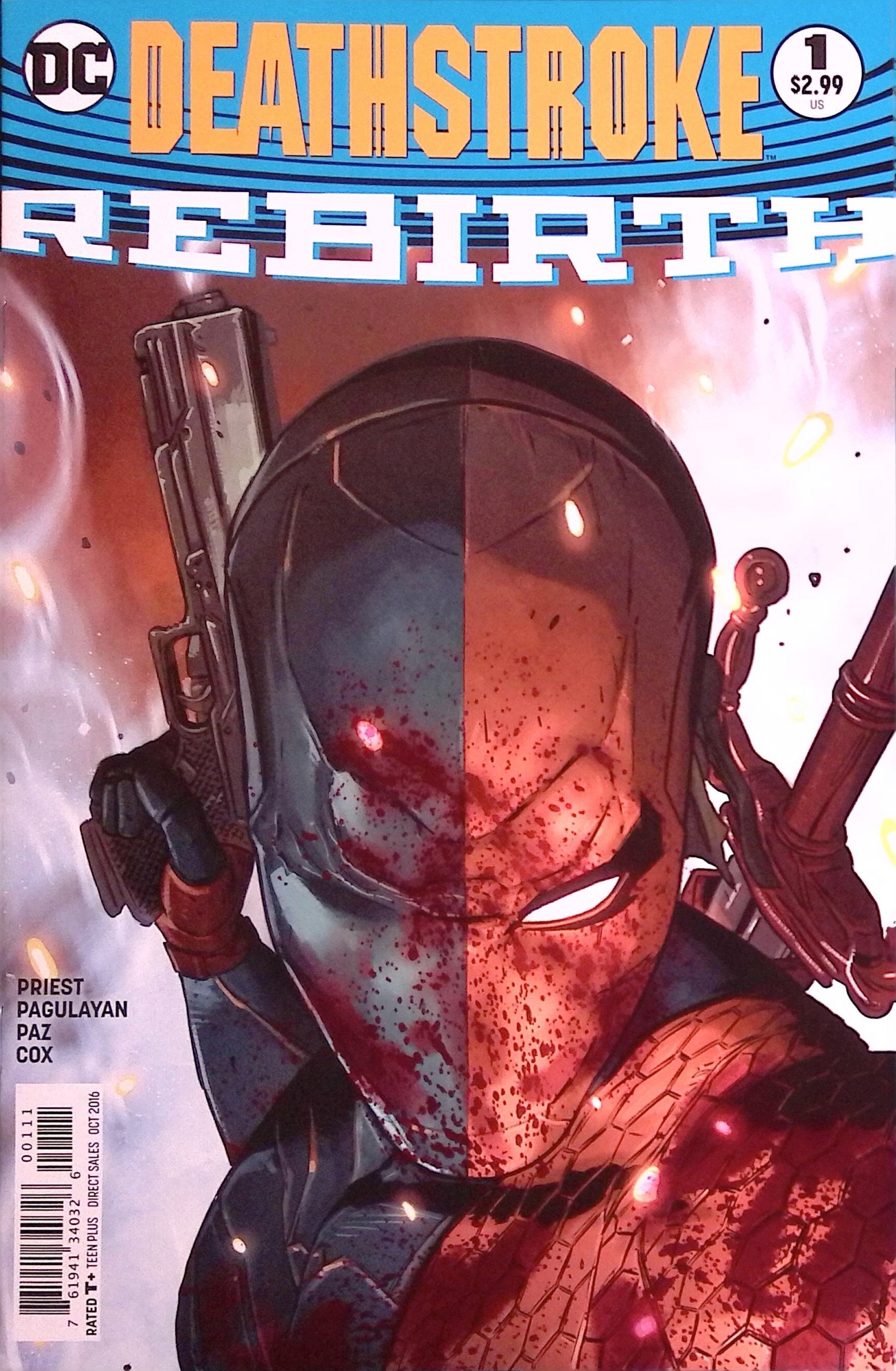 Deathstroke: Rebirth # 1 Cover A 2016 NM-