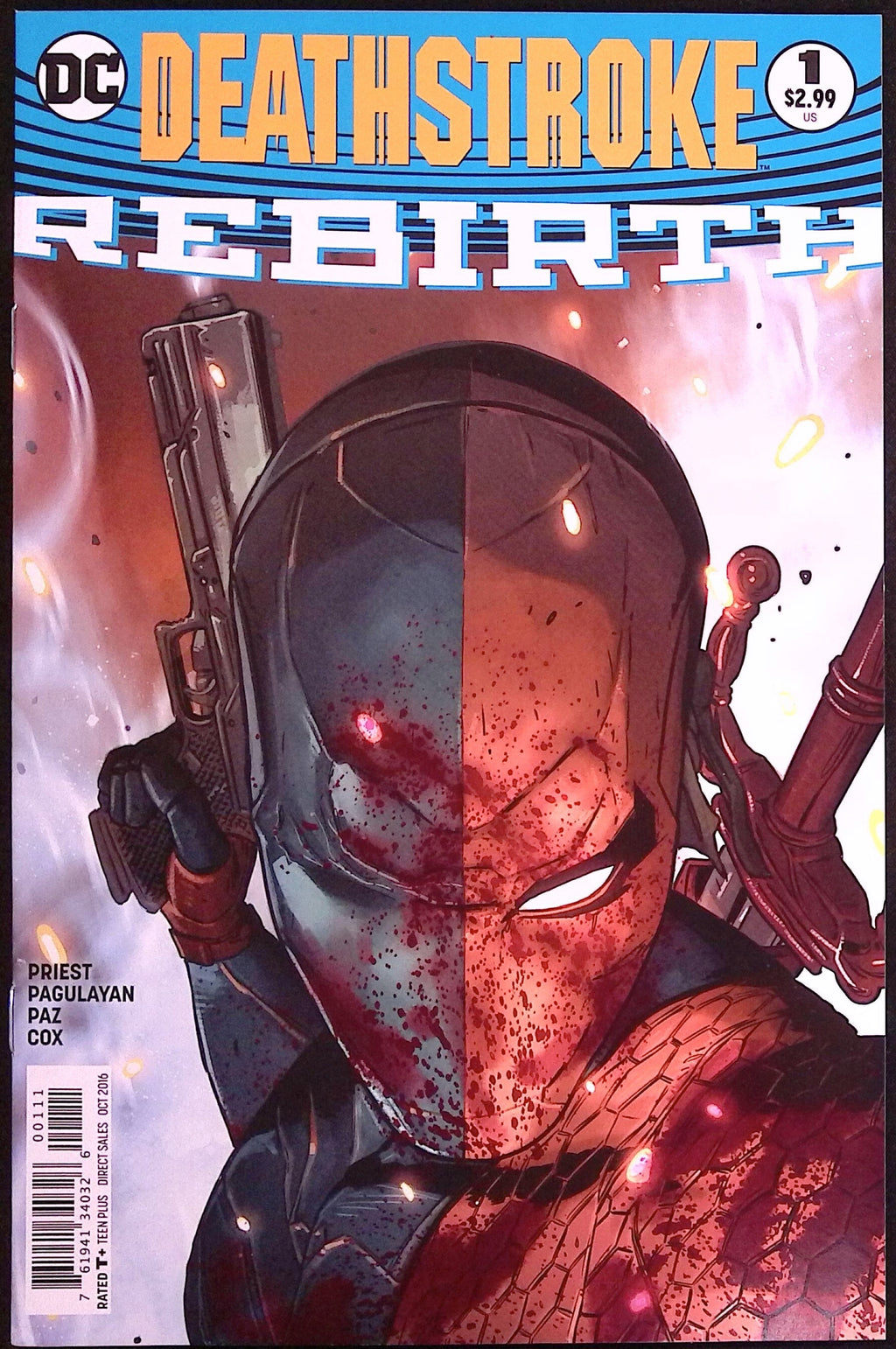 Deathstroke: Rebirth # 1 Cover A 2016 NM-