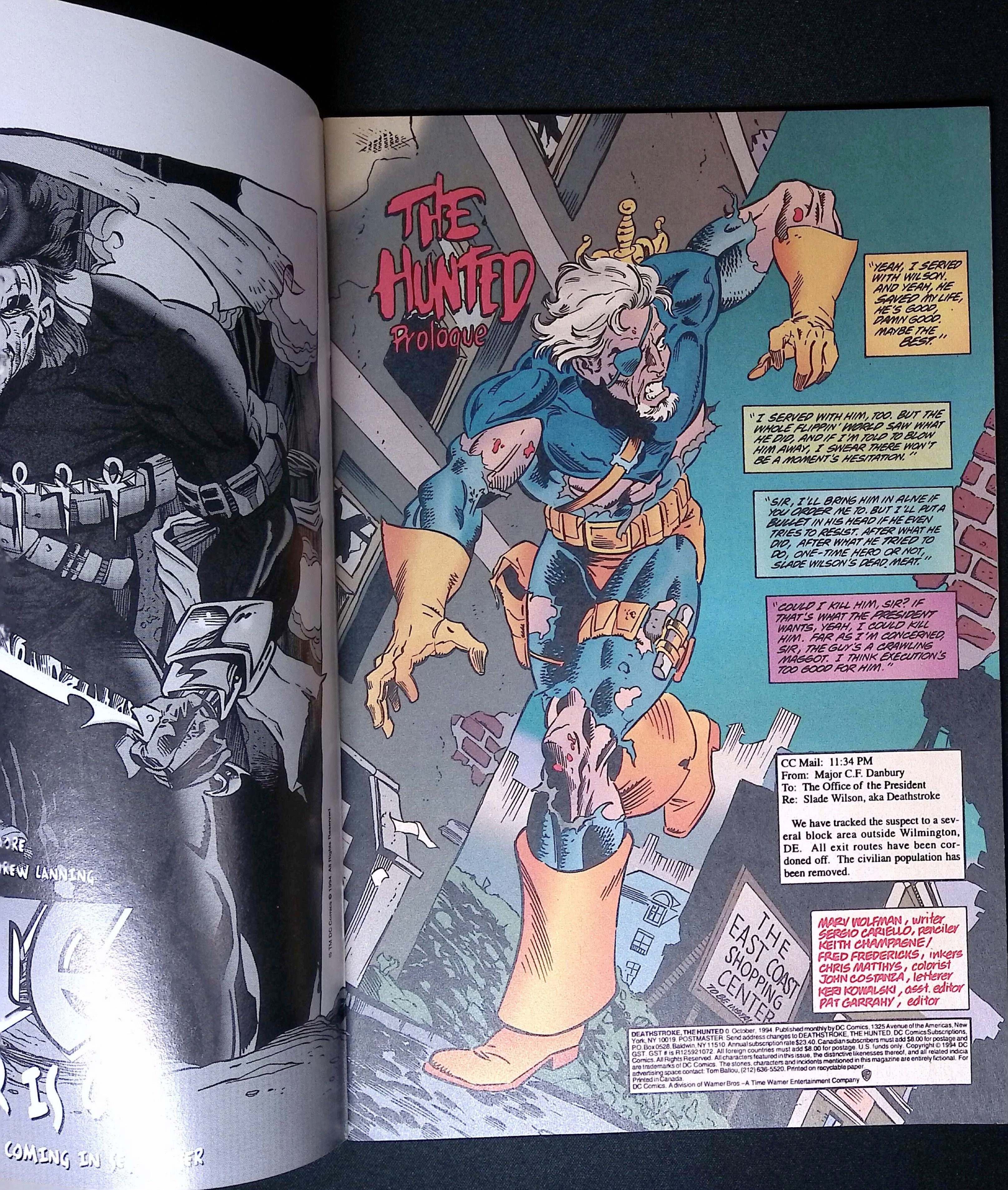 Deathstroke: The Hunted # 0 1994 NM-