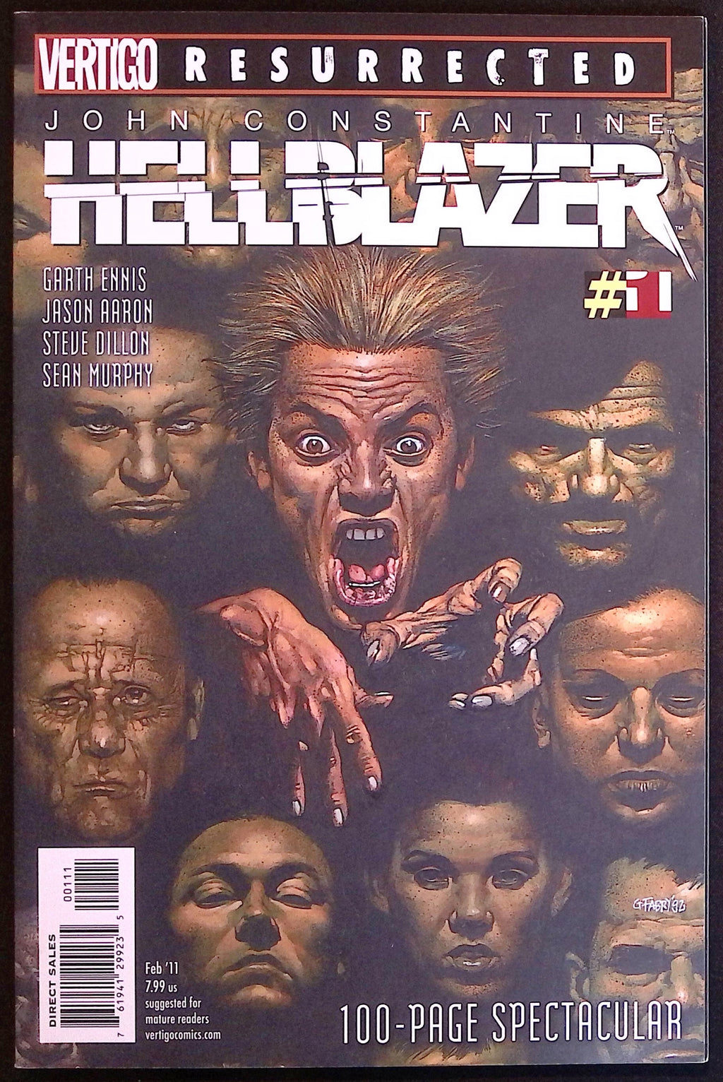 John Constantine Hellblazer Vertigo Resurrected # 1 2011 NM-