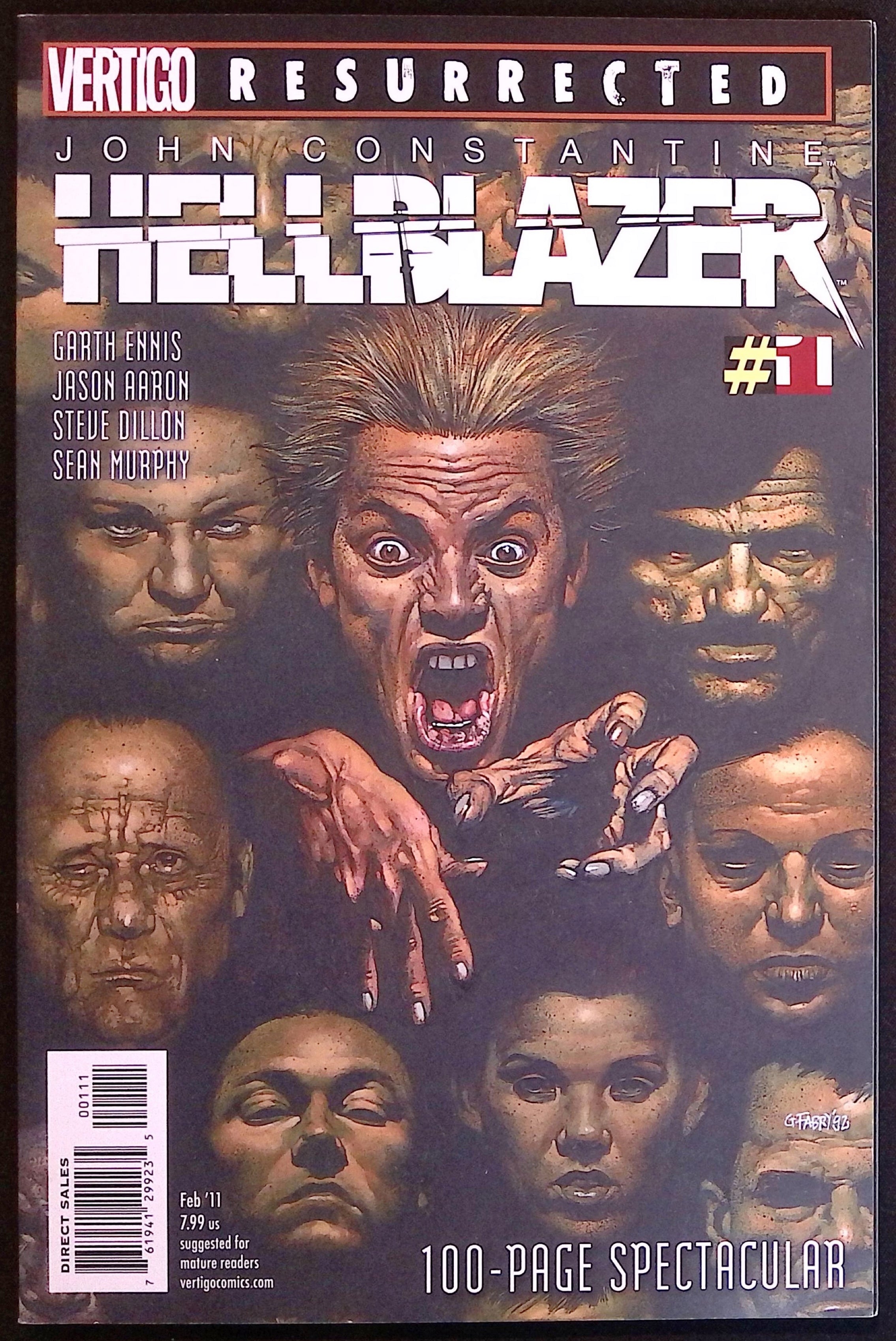 John Constantine Hellblazer Vertigo Resurrected # 1 2011 NM-