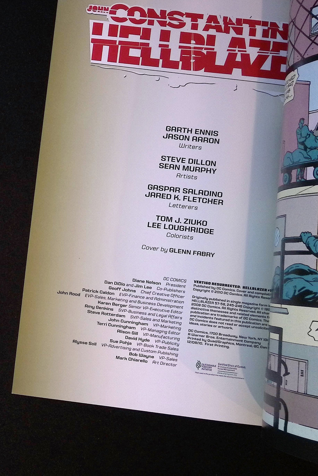 John Constantine Hellblazer Vertigo Resurrected # 1 2011 NM-